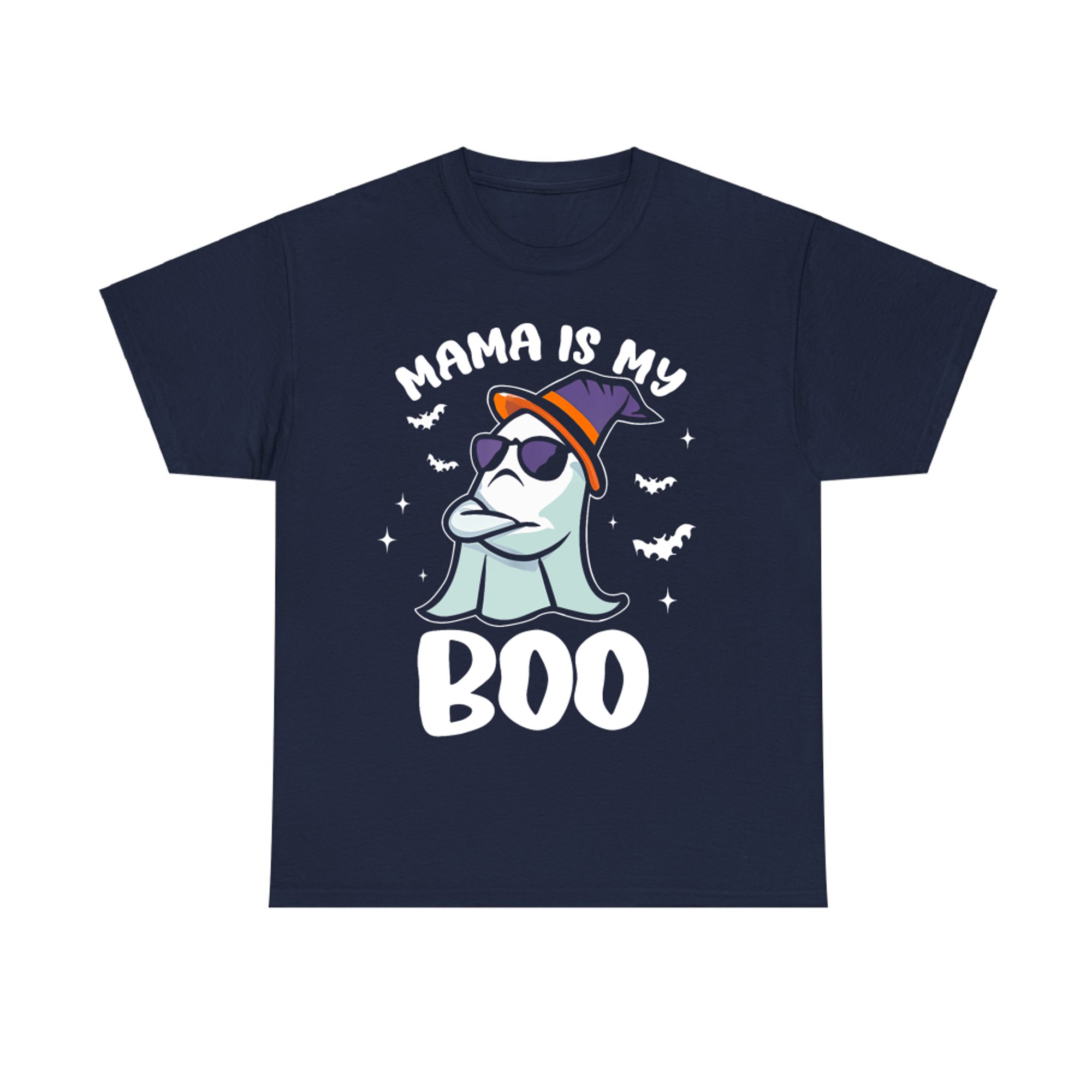 Mama Is My Boo Funny Halloween Ghost T-Shirt