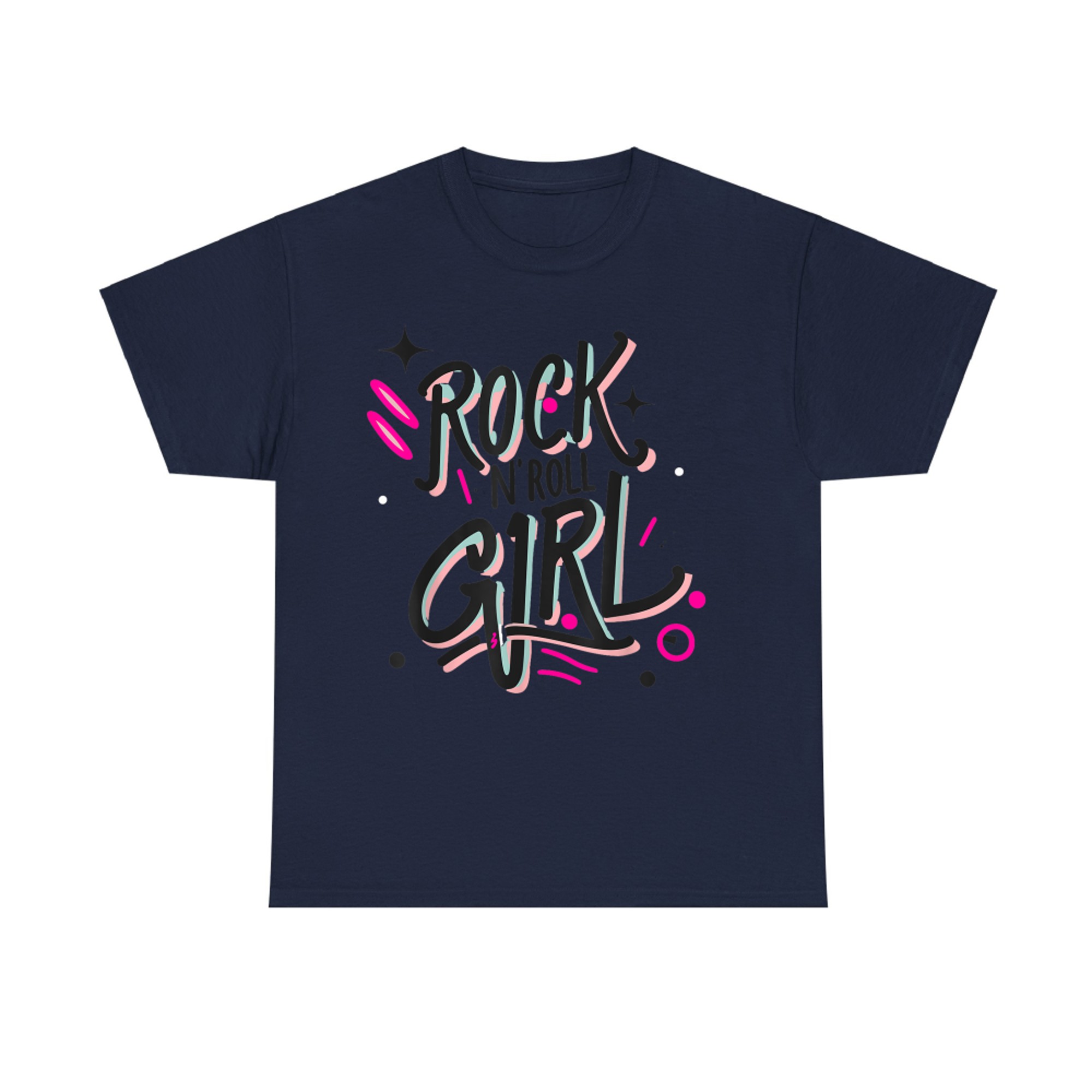 Rock N Roll Girl Graffiti Retro Halloween Costume T-Shirt