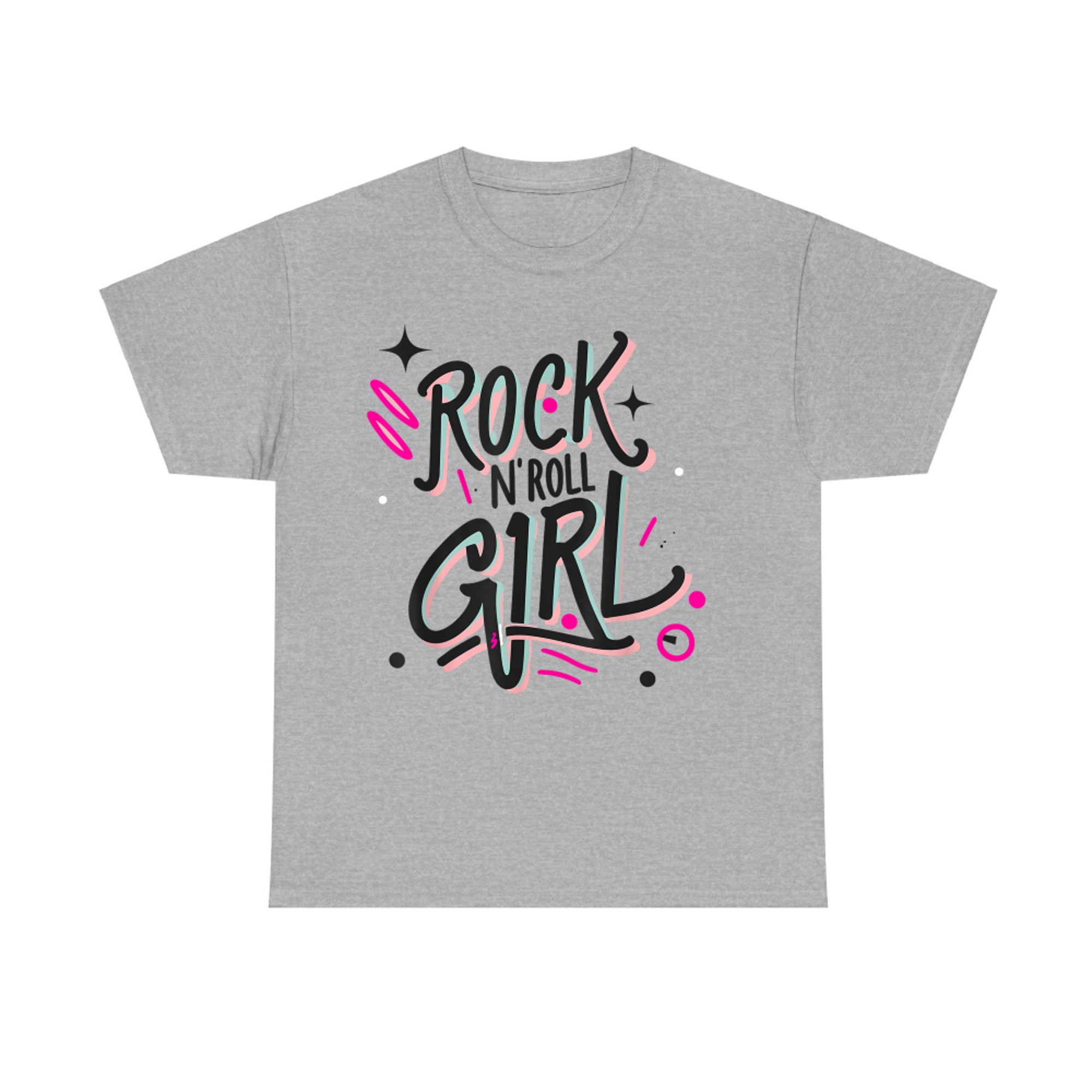 Rock N Roll Girl Graffiti Retro Halloween Costume T-Shirt