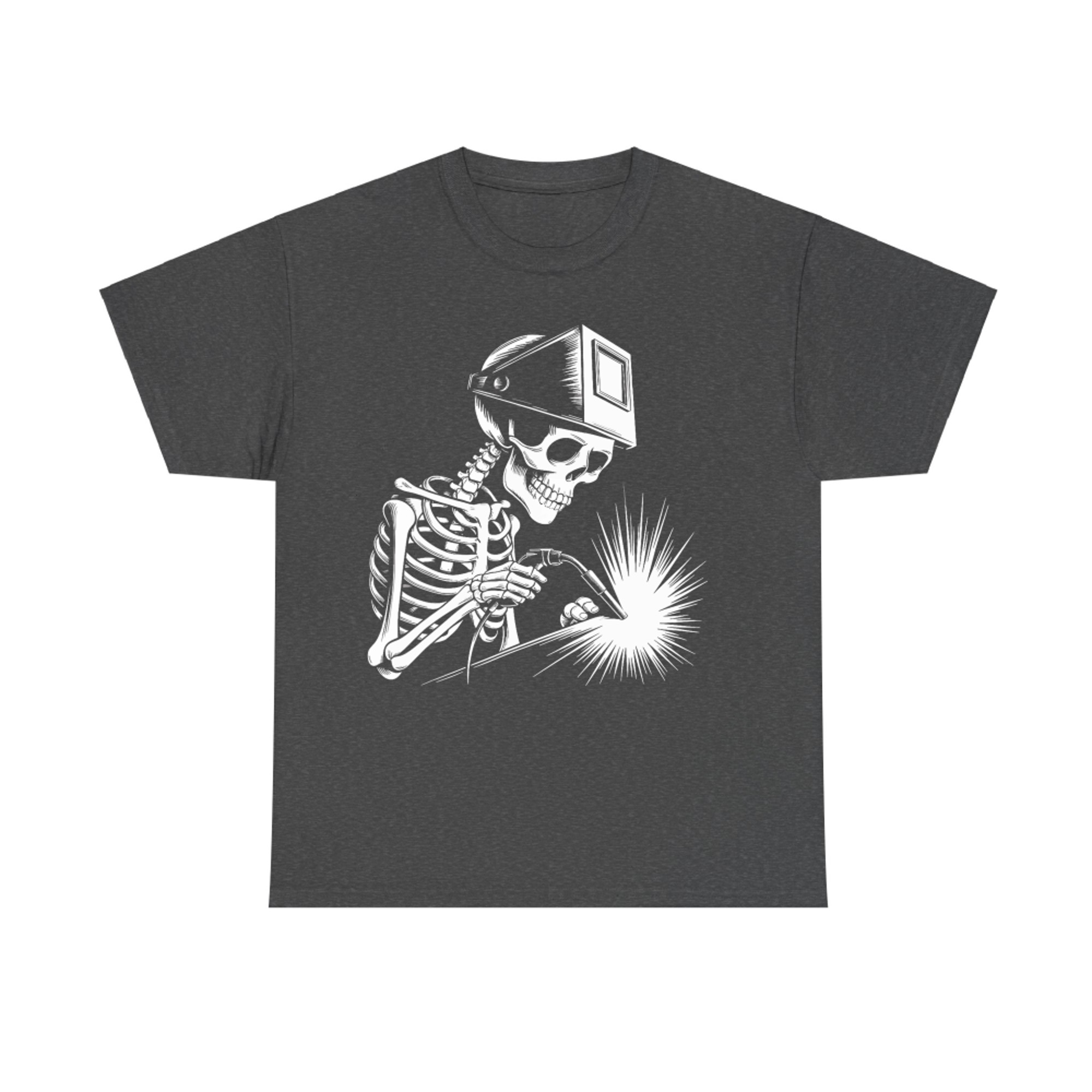 Skeleton Welder Halloween Welding Humor T-Shirt