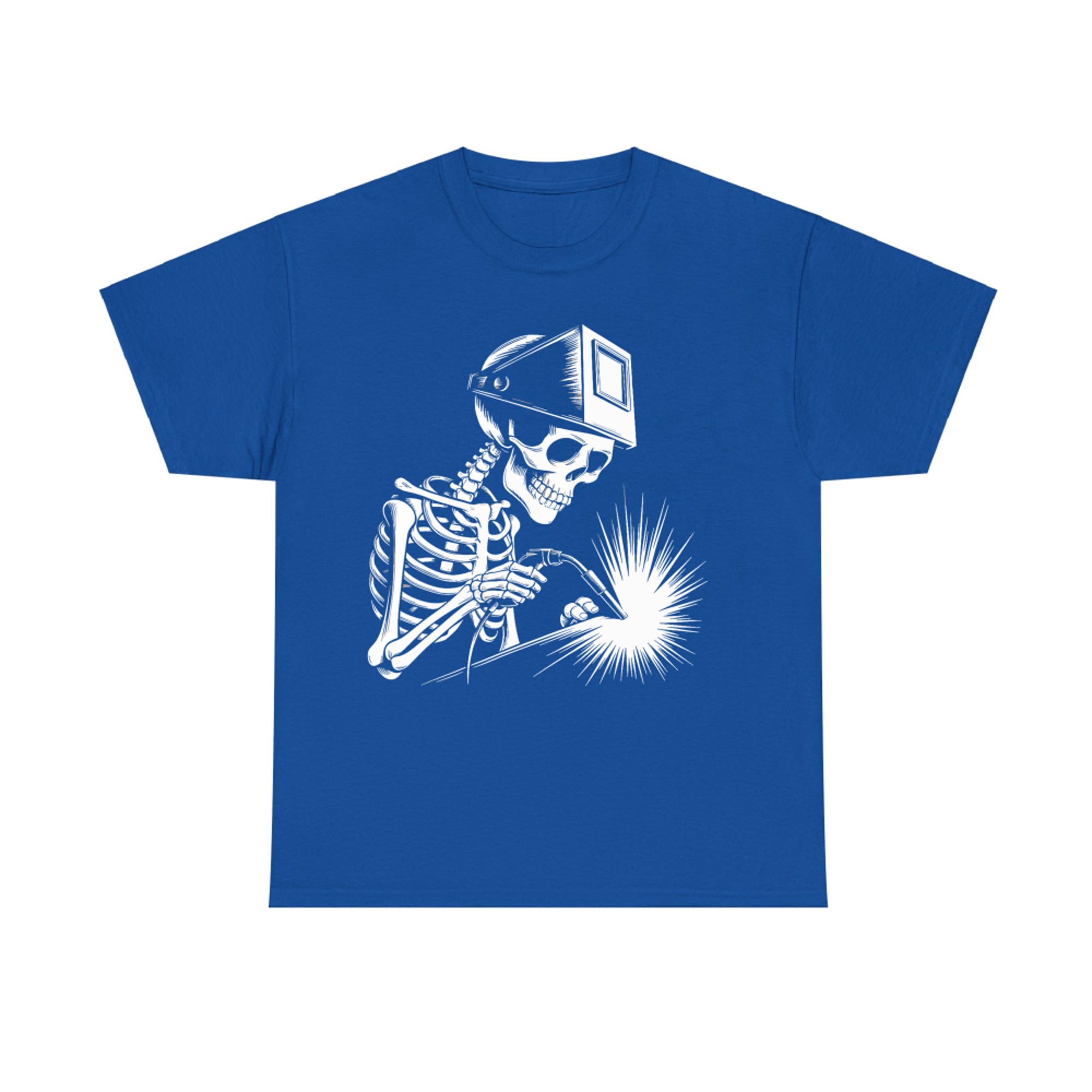 Skeleton Welder Halloween Welding Humor T-Shirt
