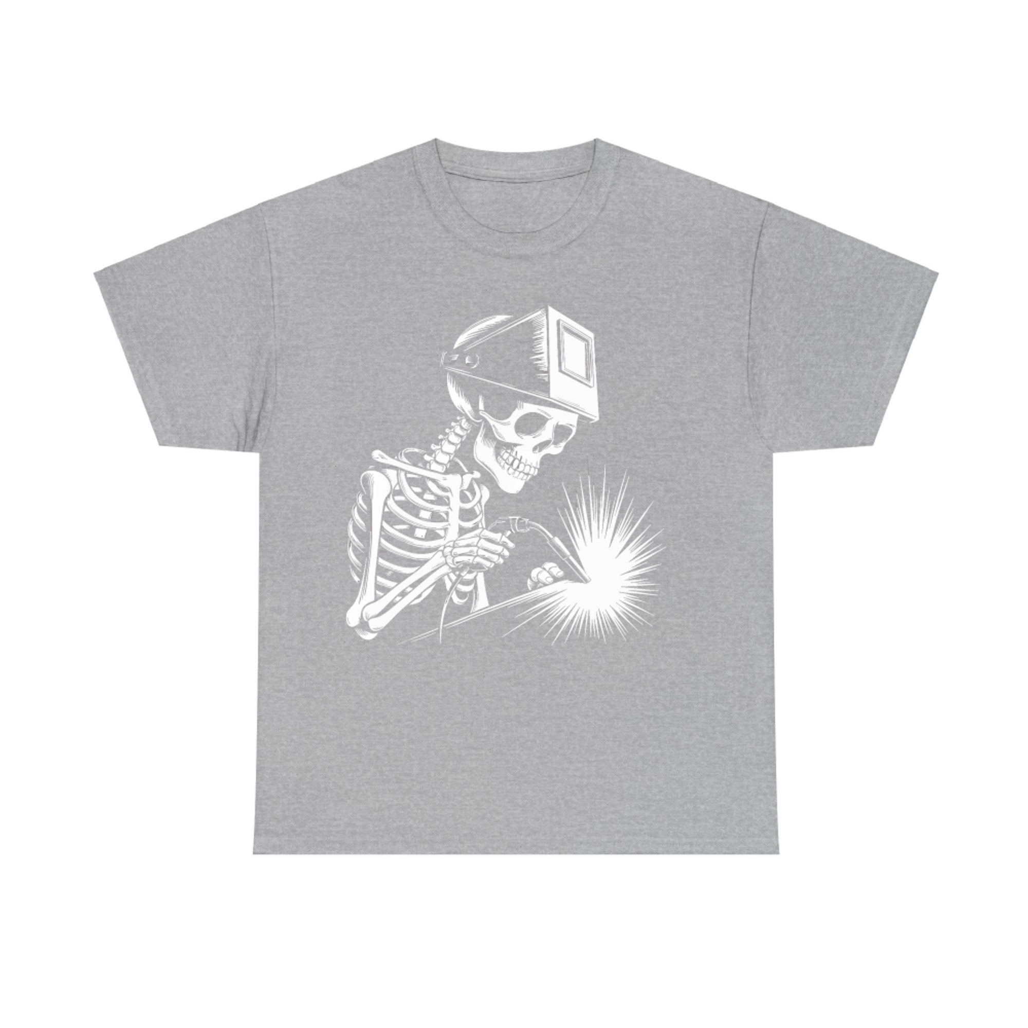 Skeleton Welder Halloween Welding Humor T-Shirt