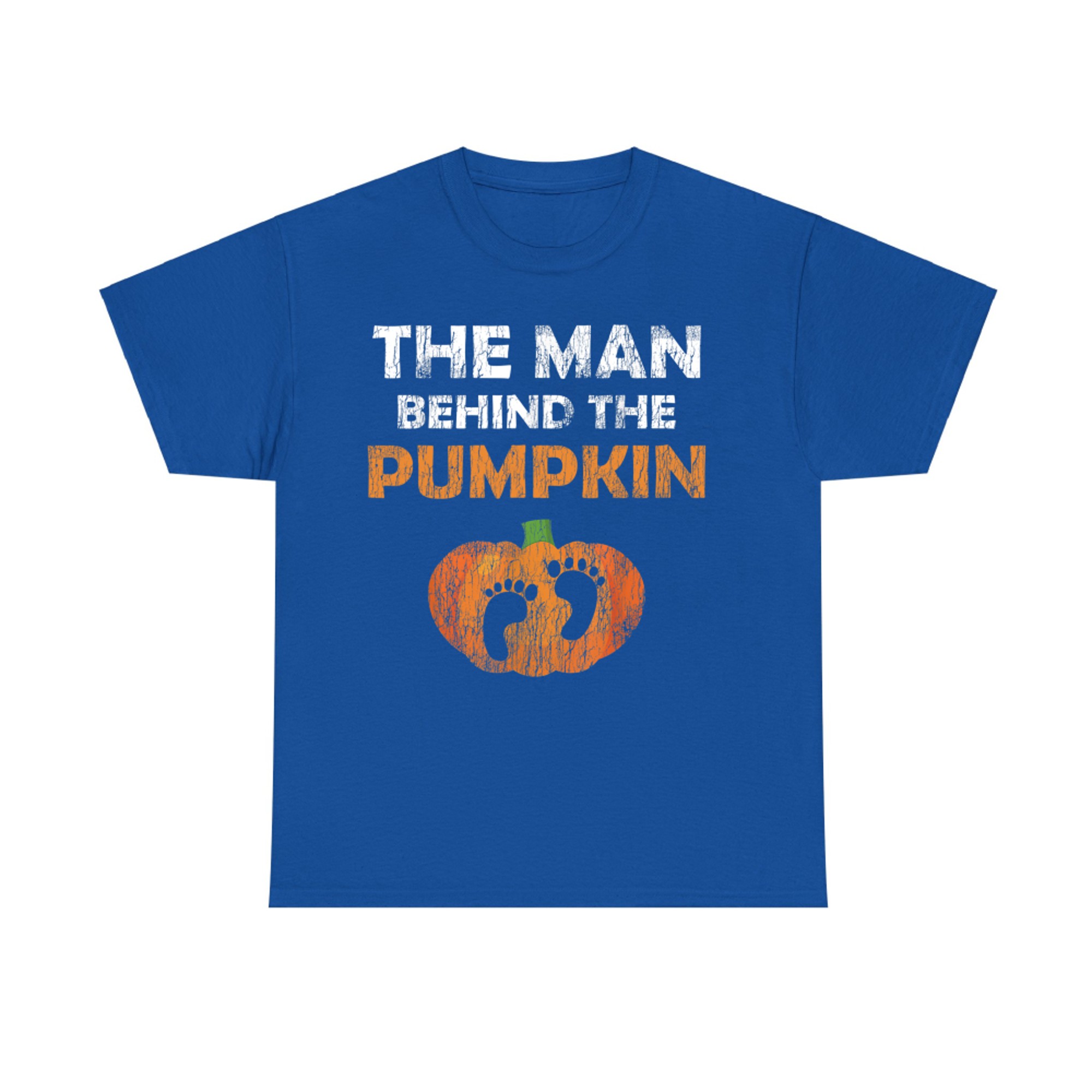The Man Behind The Pumpkin Funny Halloween T-Shirt