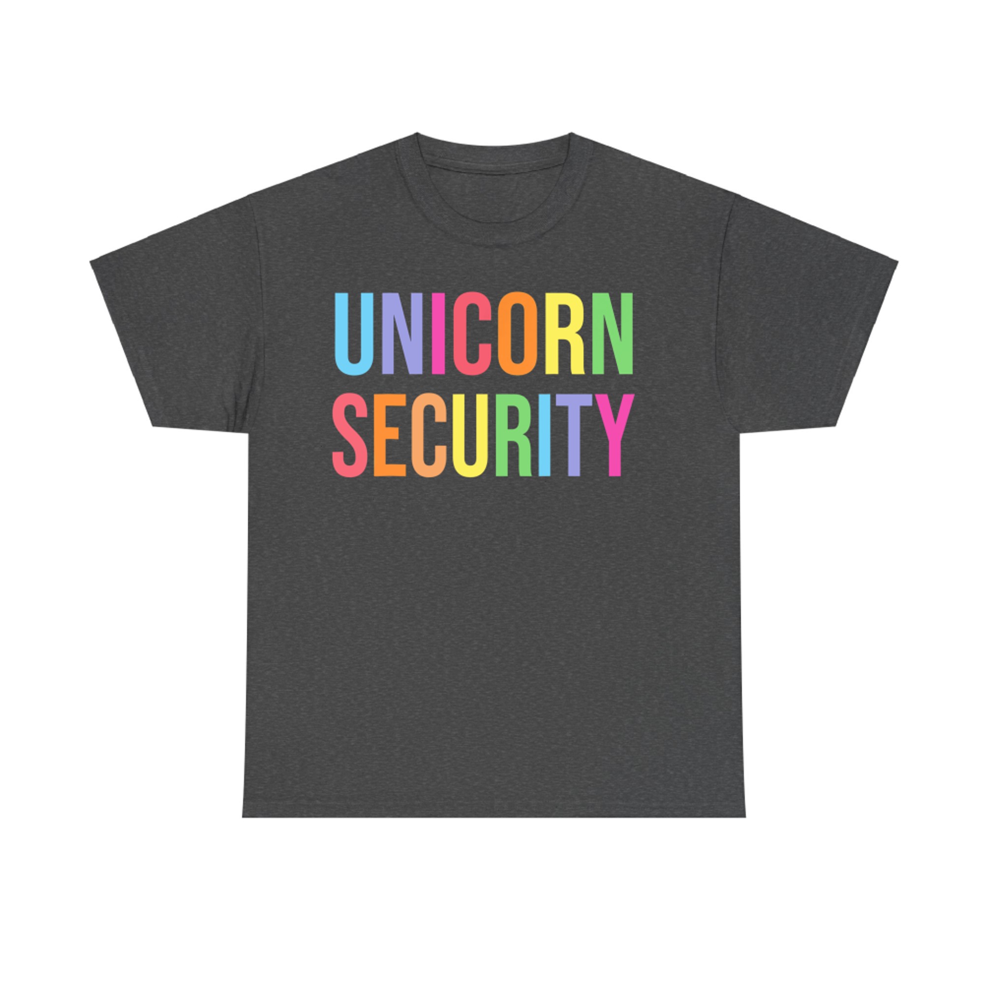 Unicorn Security Matching Halloween Costume T-Shirt