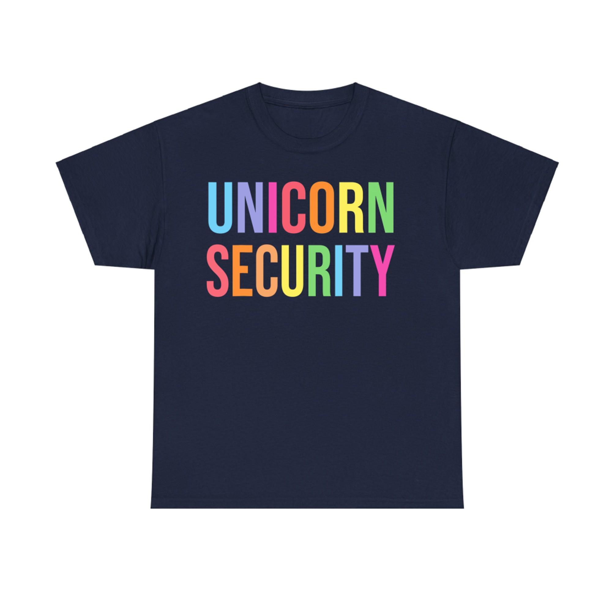 Unicorn Security Matching Halloween Costume T-Shirt