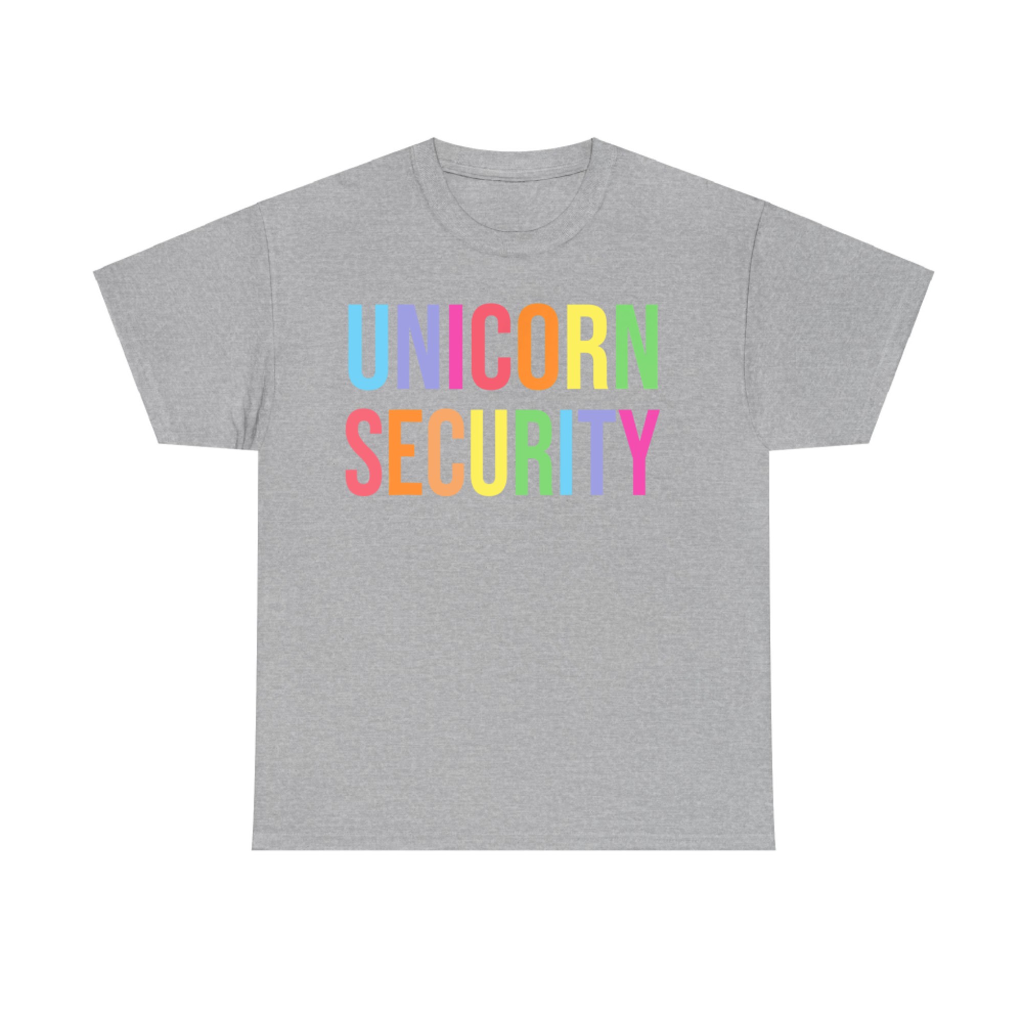 Unicorn Security Matching Halloween Costume T-Shirt