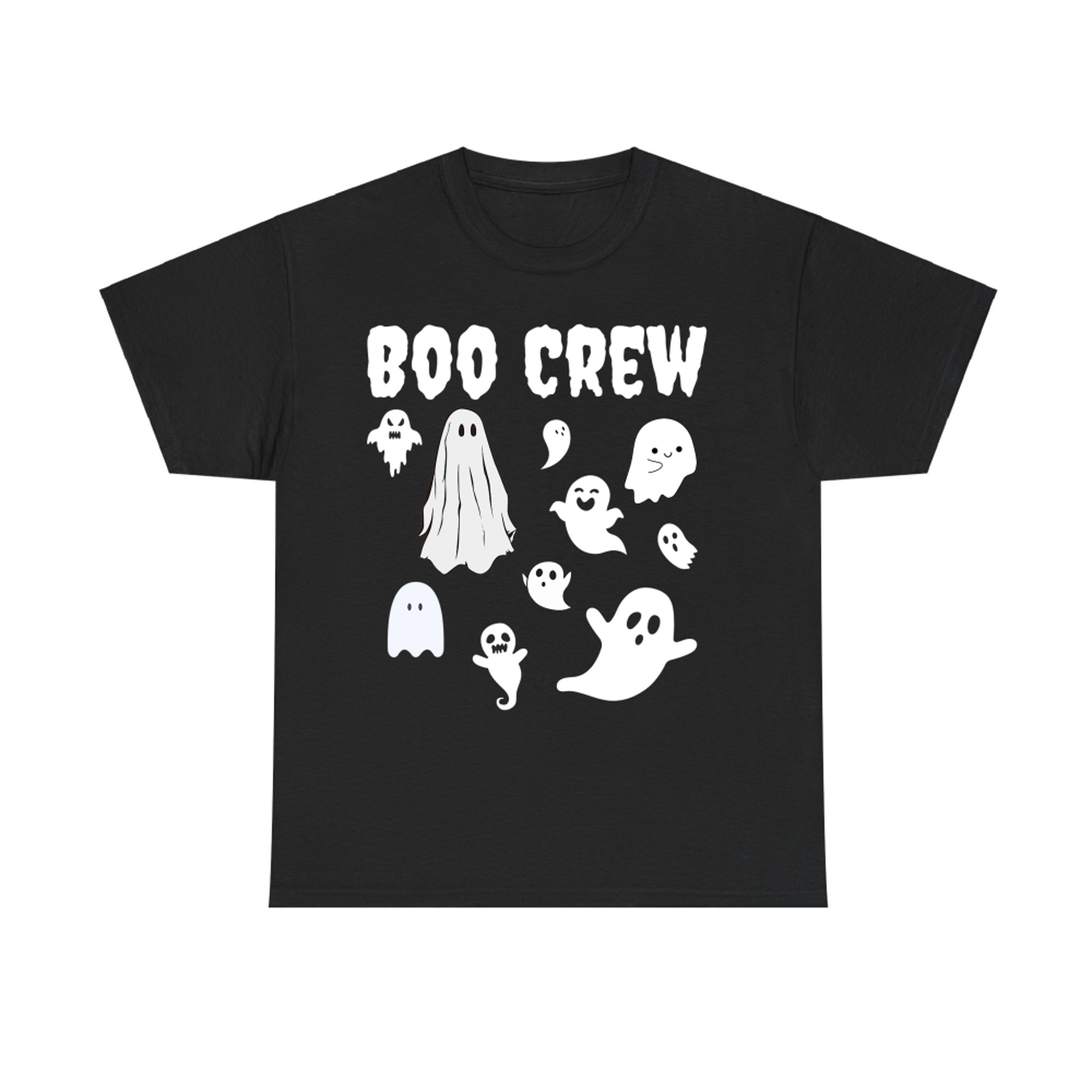 Boo Crew Ghost Squad Halloween Family Matching T-Shirt