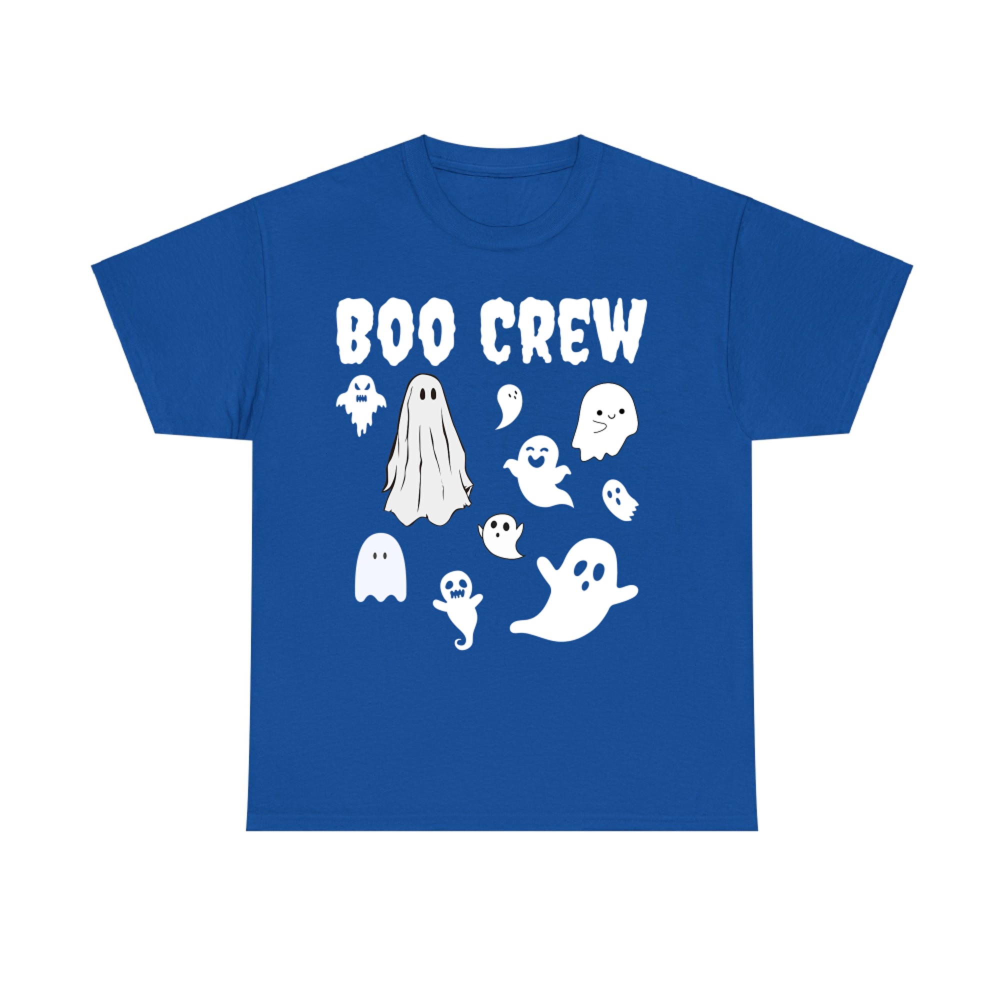 Boo Crew Ghost Squad Halloween Family Matching T-Shirt