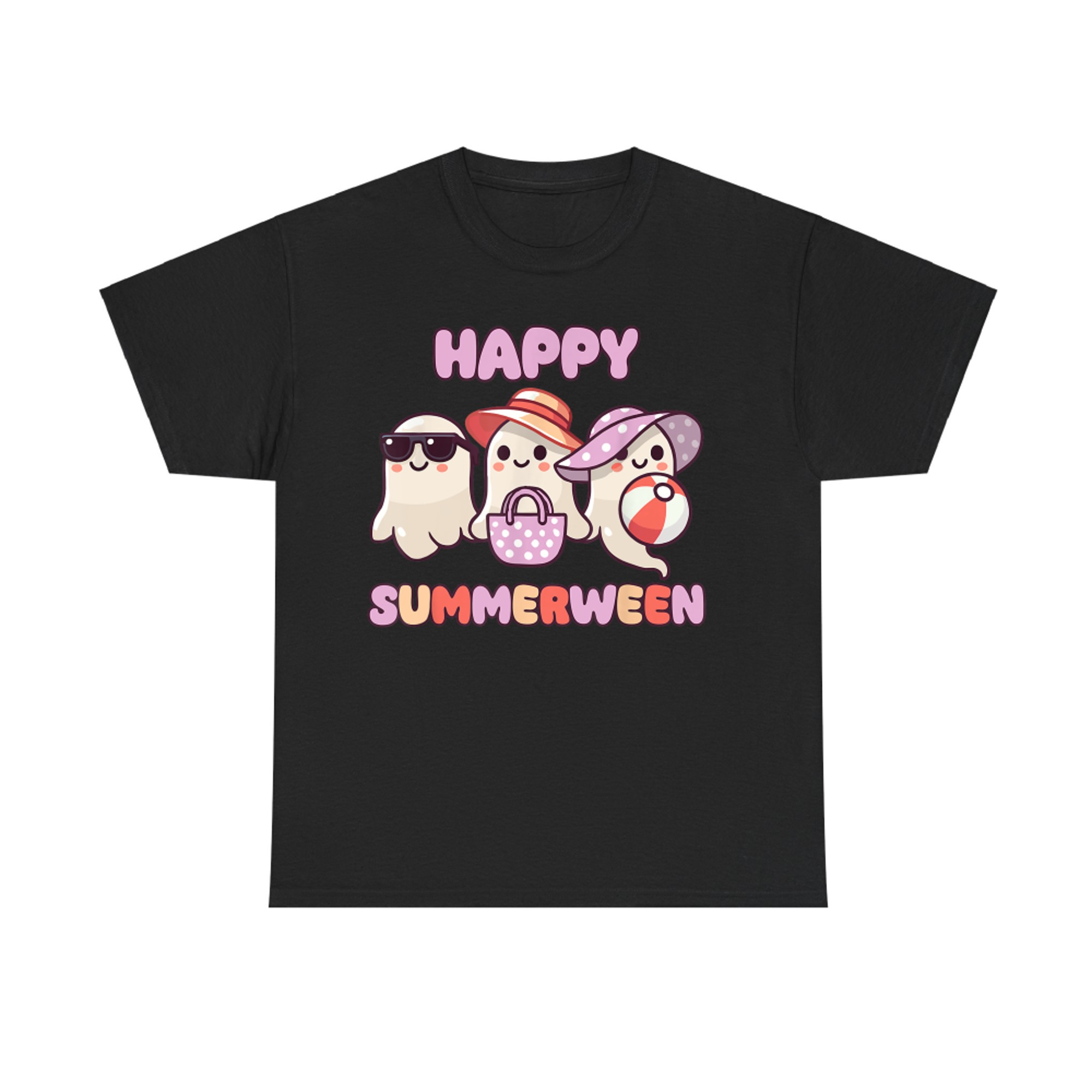 Happy Summerween Summer Halloween Ghost T-Shirt