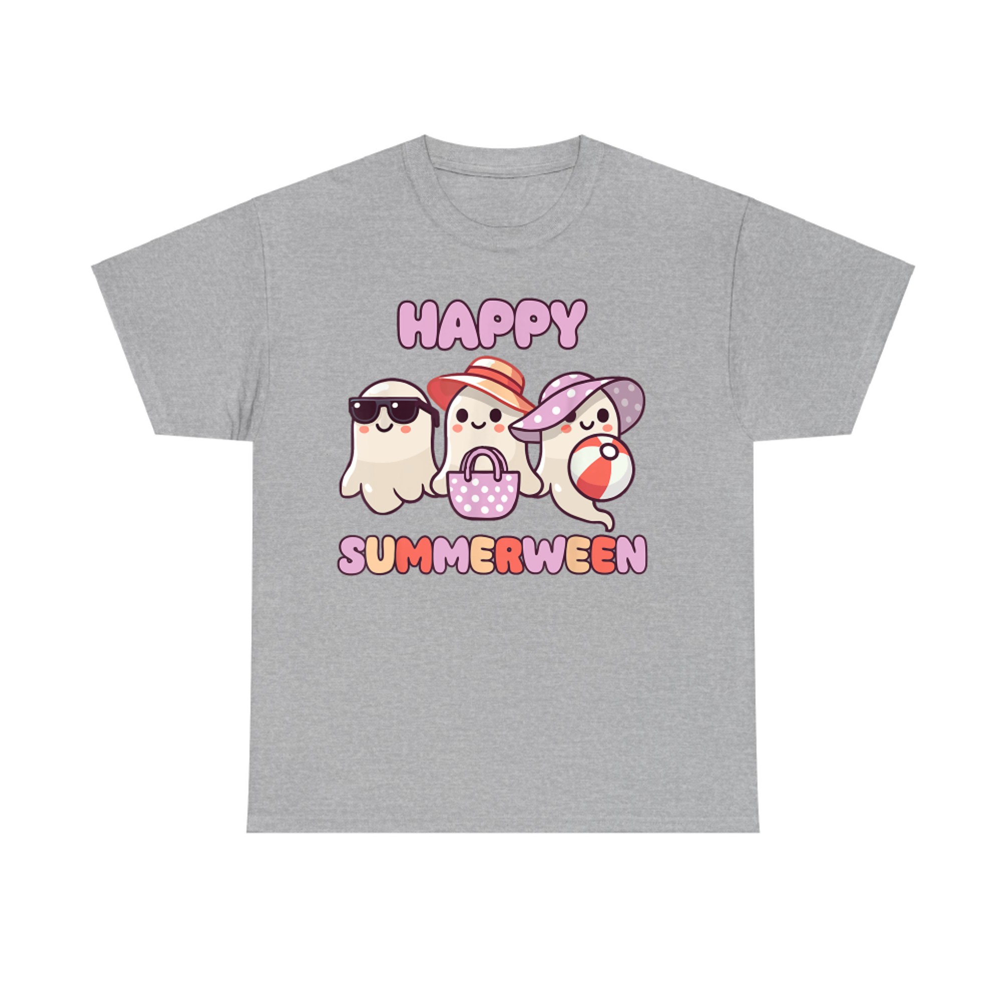 Happy Summerween Summer Halloween Ghost T-Shirt