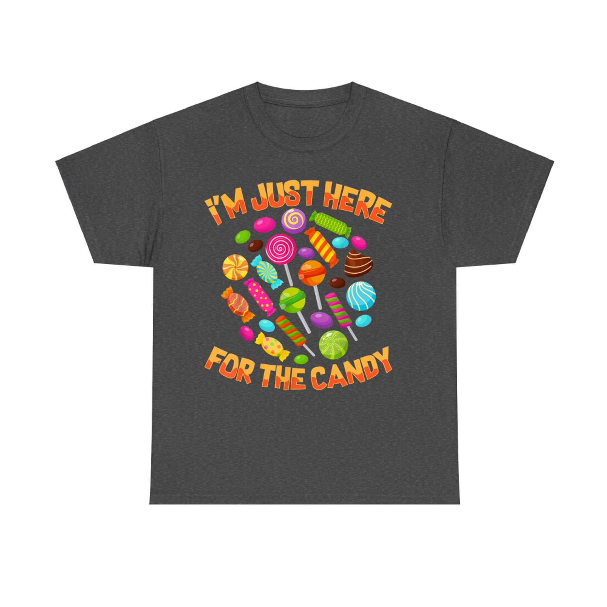 I'm Just Here For The Candy Funny Halloween Pun T-Shirt