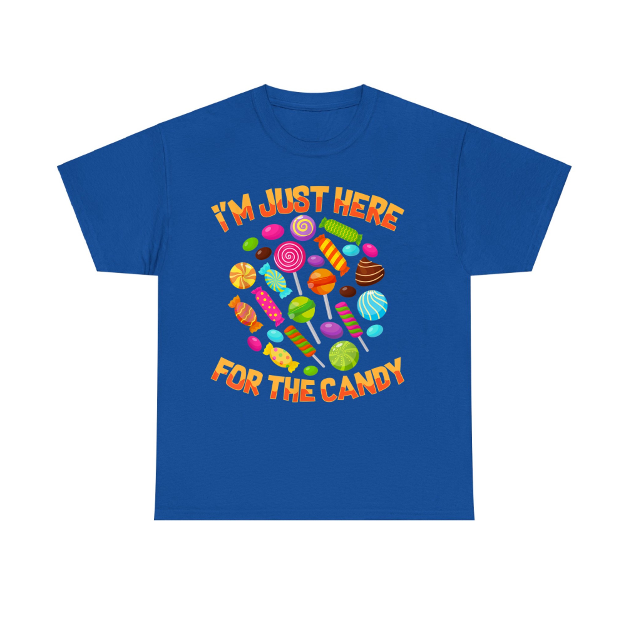 I'm Just Here For The Candy Funny Halloween Pun T-Shirt