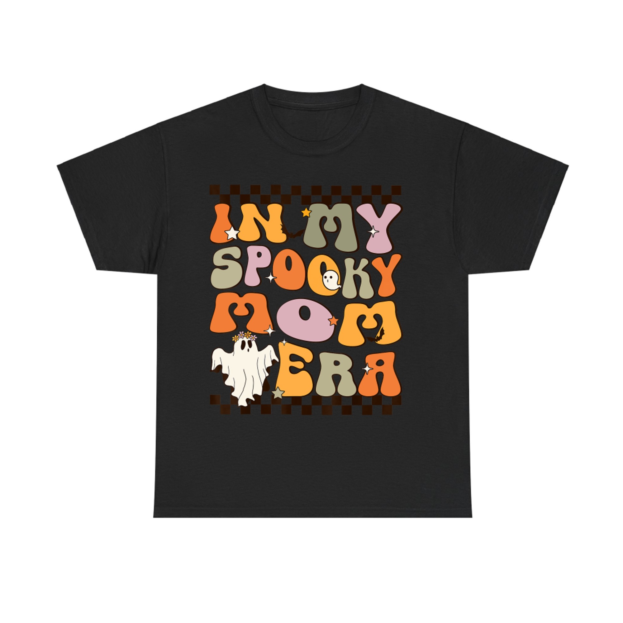 In My Spooky Mom Era Retro Ghost Halloween Look T-Shirt
