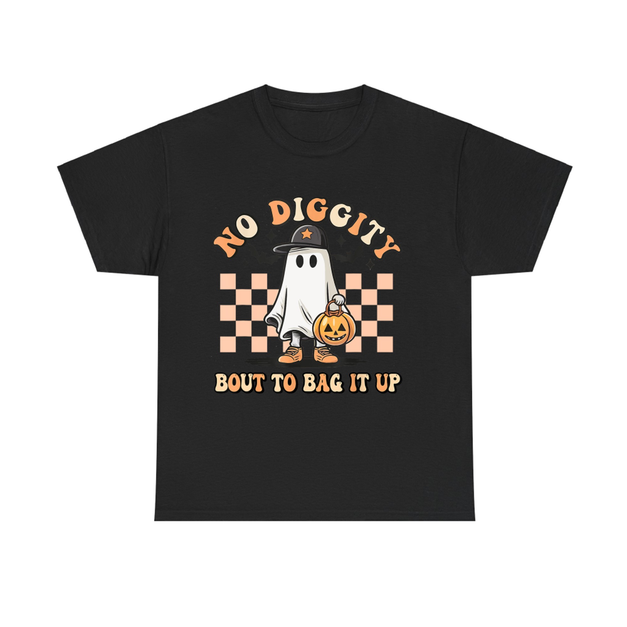 No Diggity Bout To Bag It Up Ghost Halloween T-Shirt