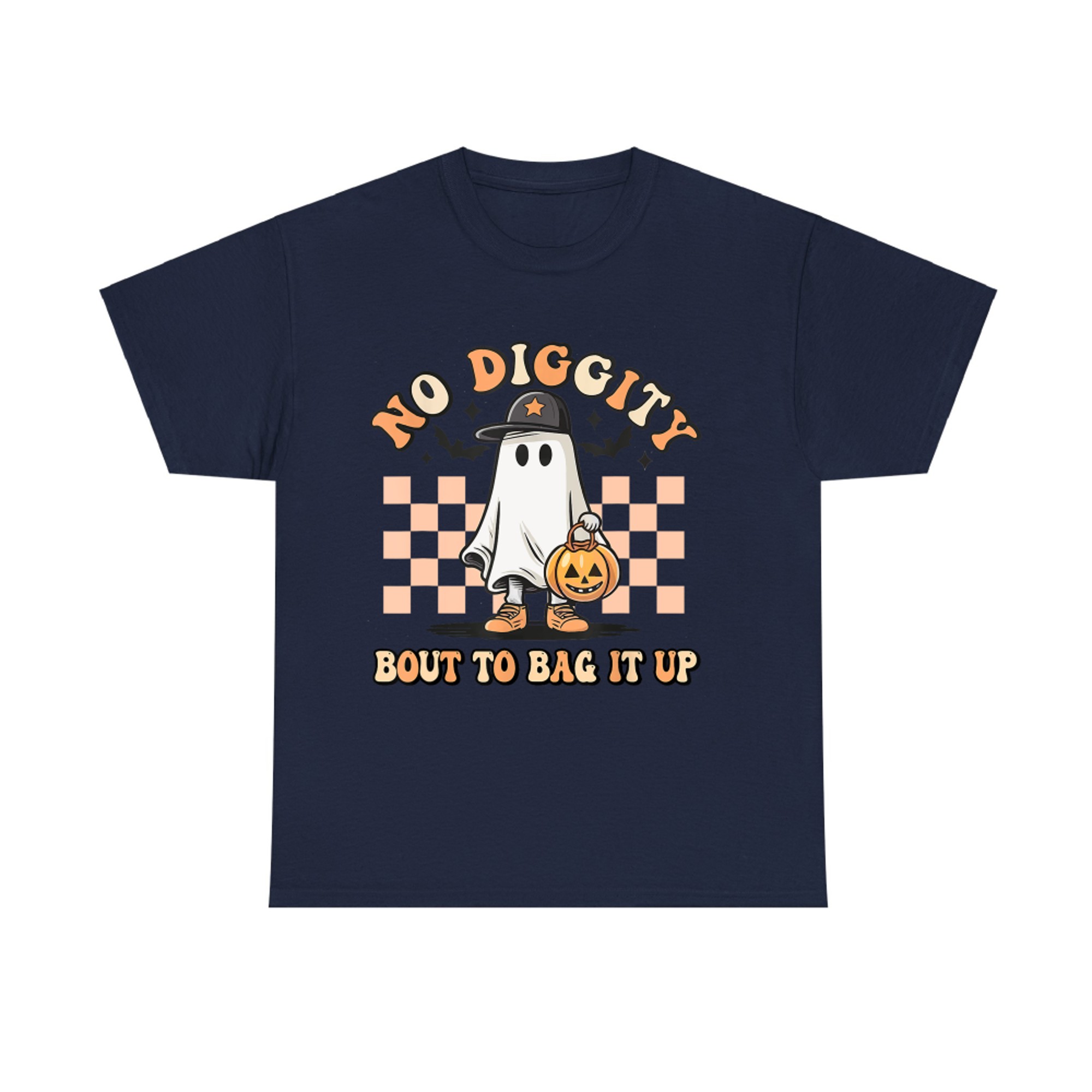 No Diggity Bout To Bag It Up Ghost Halloween T-Shirt
