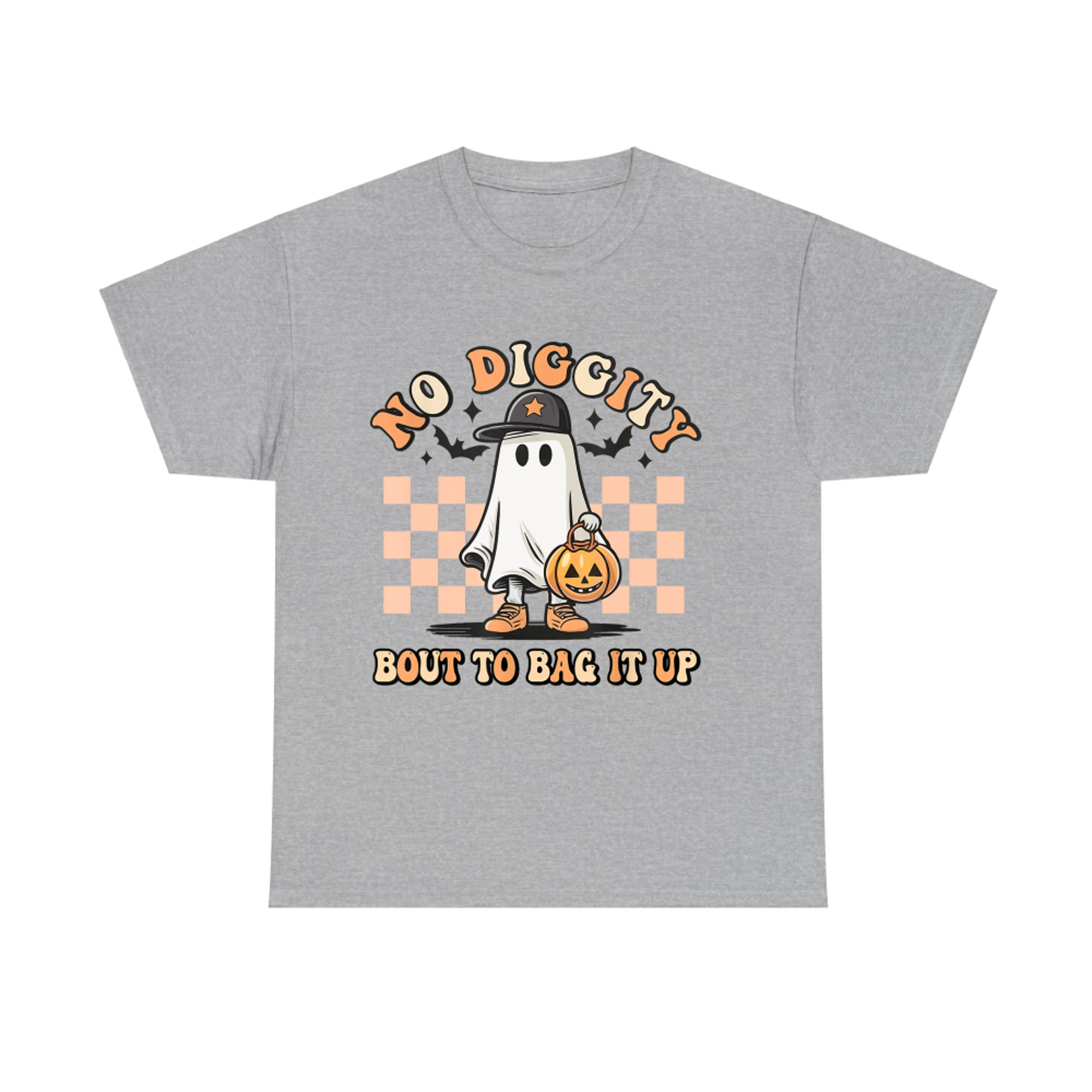 No Diggity Bout To Bag It Up Ghost Halloween T-Shirt