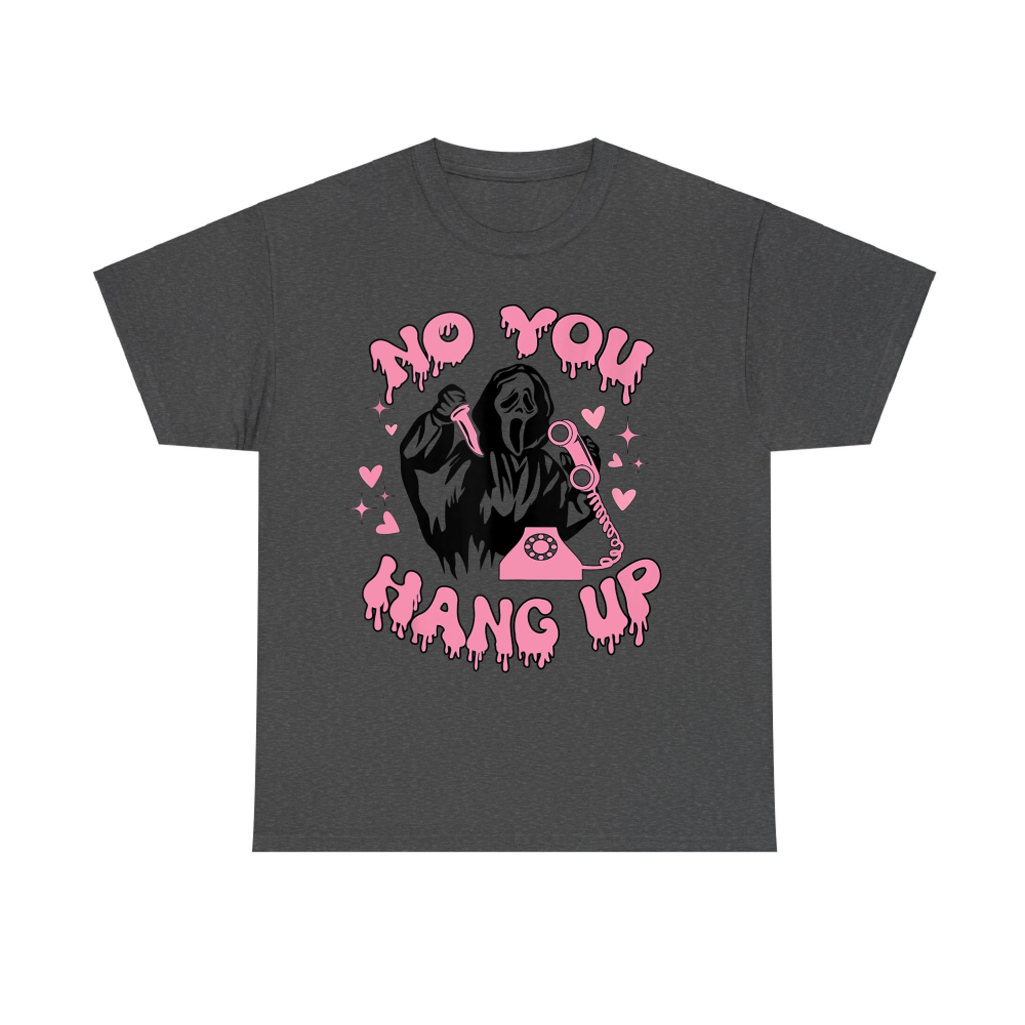 No You Hang Up Grim Reaper Funny Halloween T-Shirt