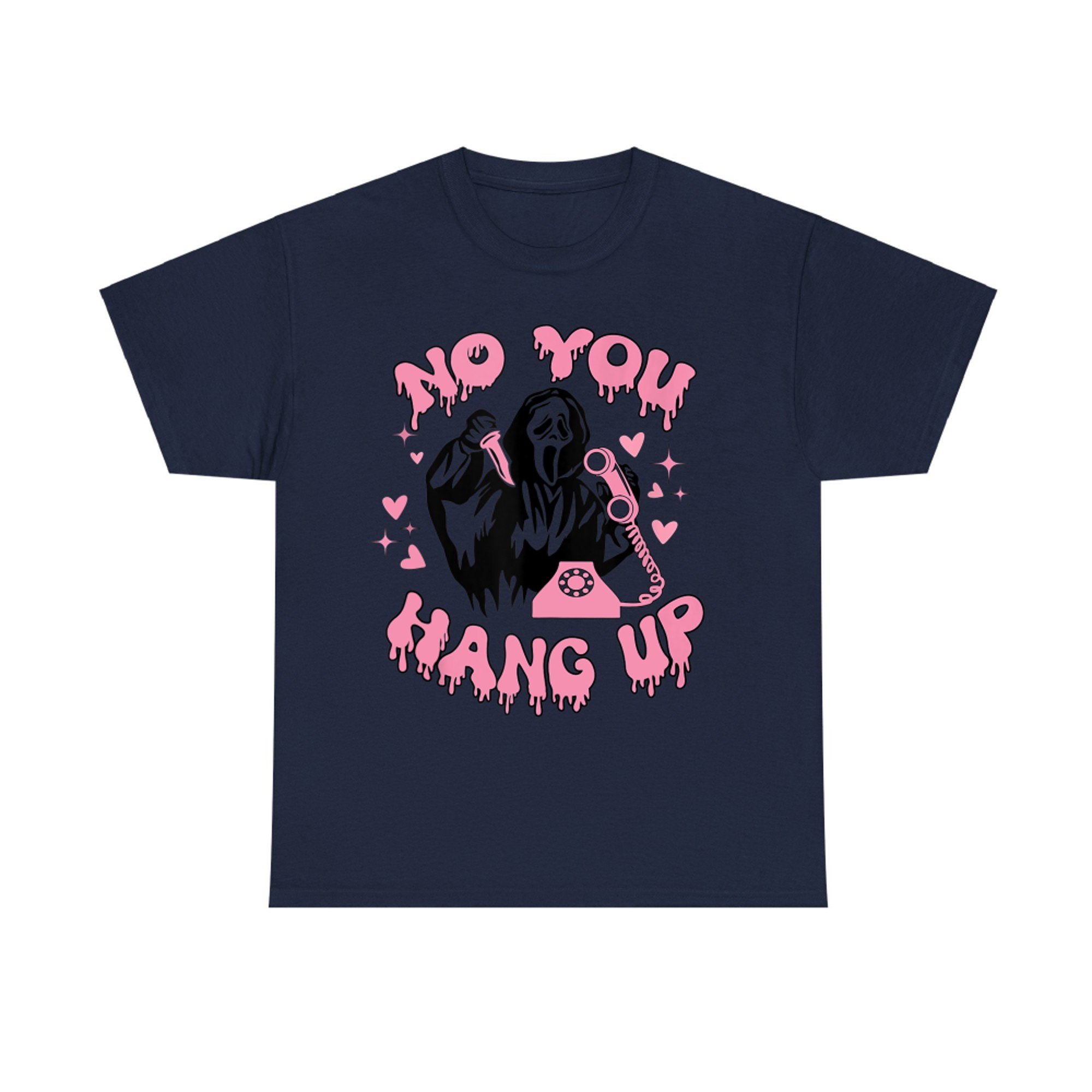 No You Hang Up Grim Reaper Funny Halloween T-Shirt