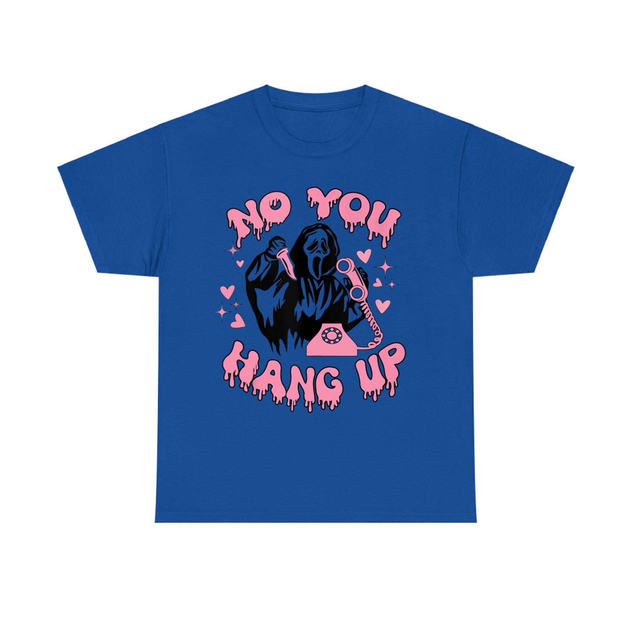 No You Hang Up Grim Reaper Funny Halloween T-Shirt