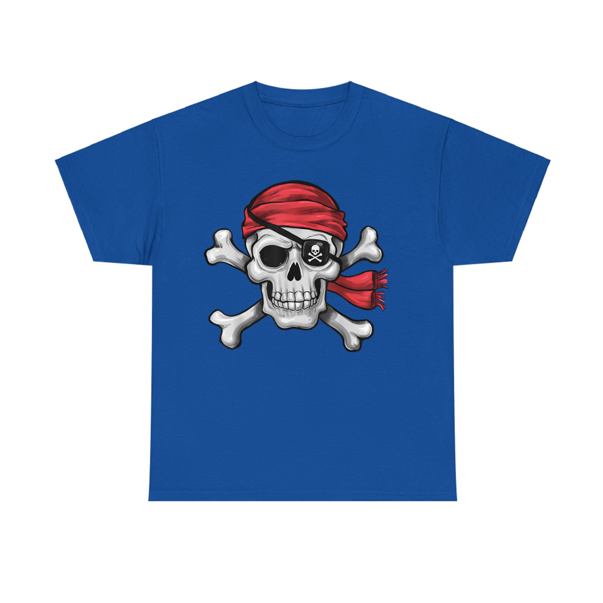 Pirate Skull Crossbones Jolly Roger Halloween T-Shirt