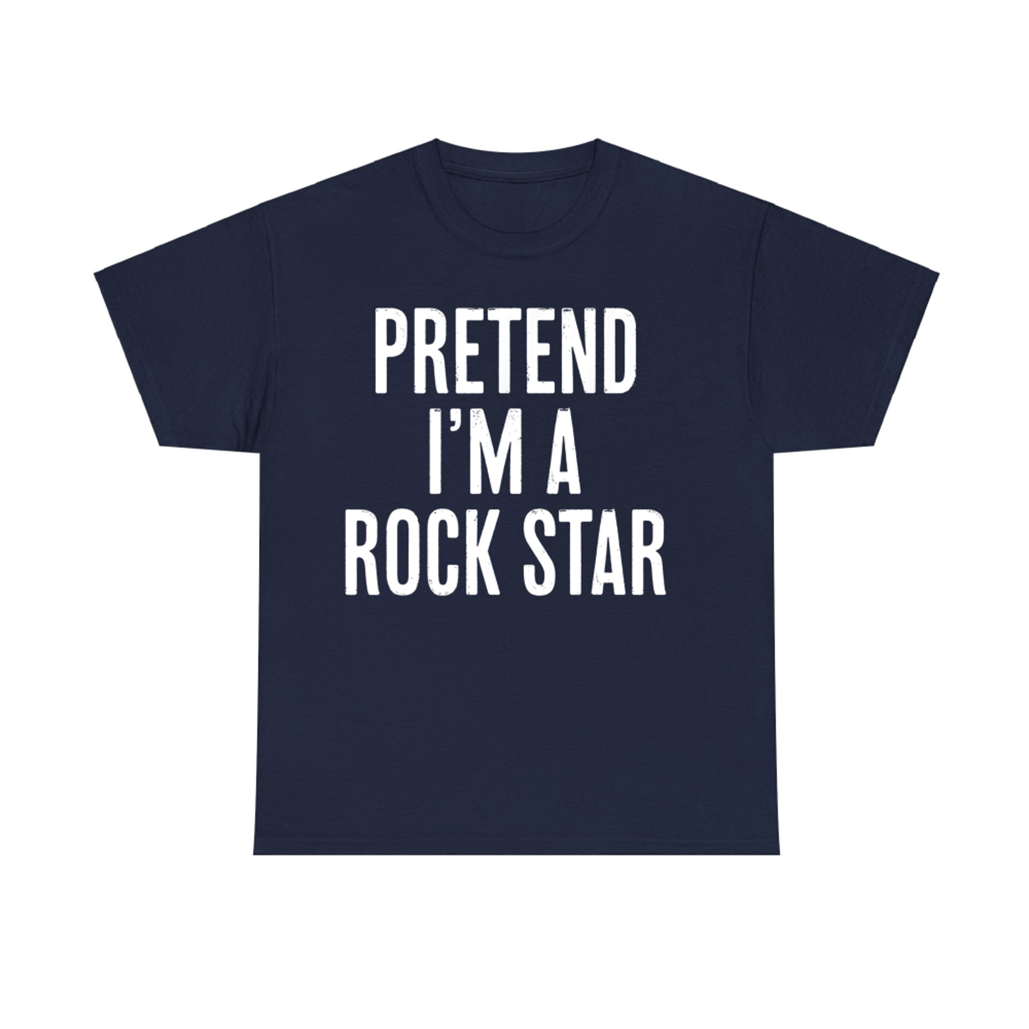 Pretend I'm a Rock Star Funny Halloween Costume T-Shirt