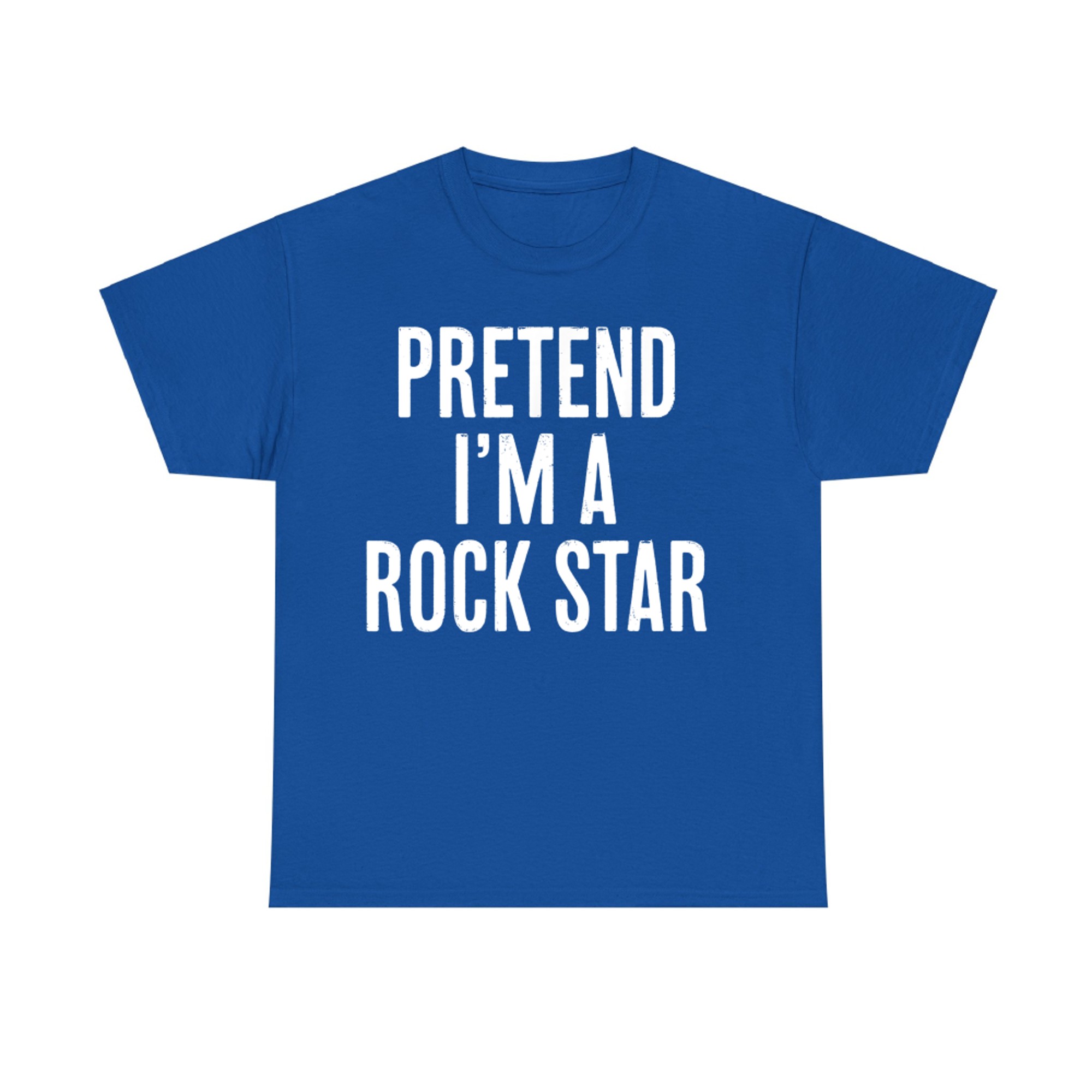Pretend I'm a Rock Star Funny Halloween Costume T-Shirt