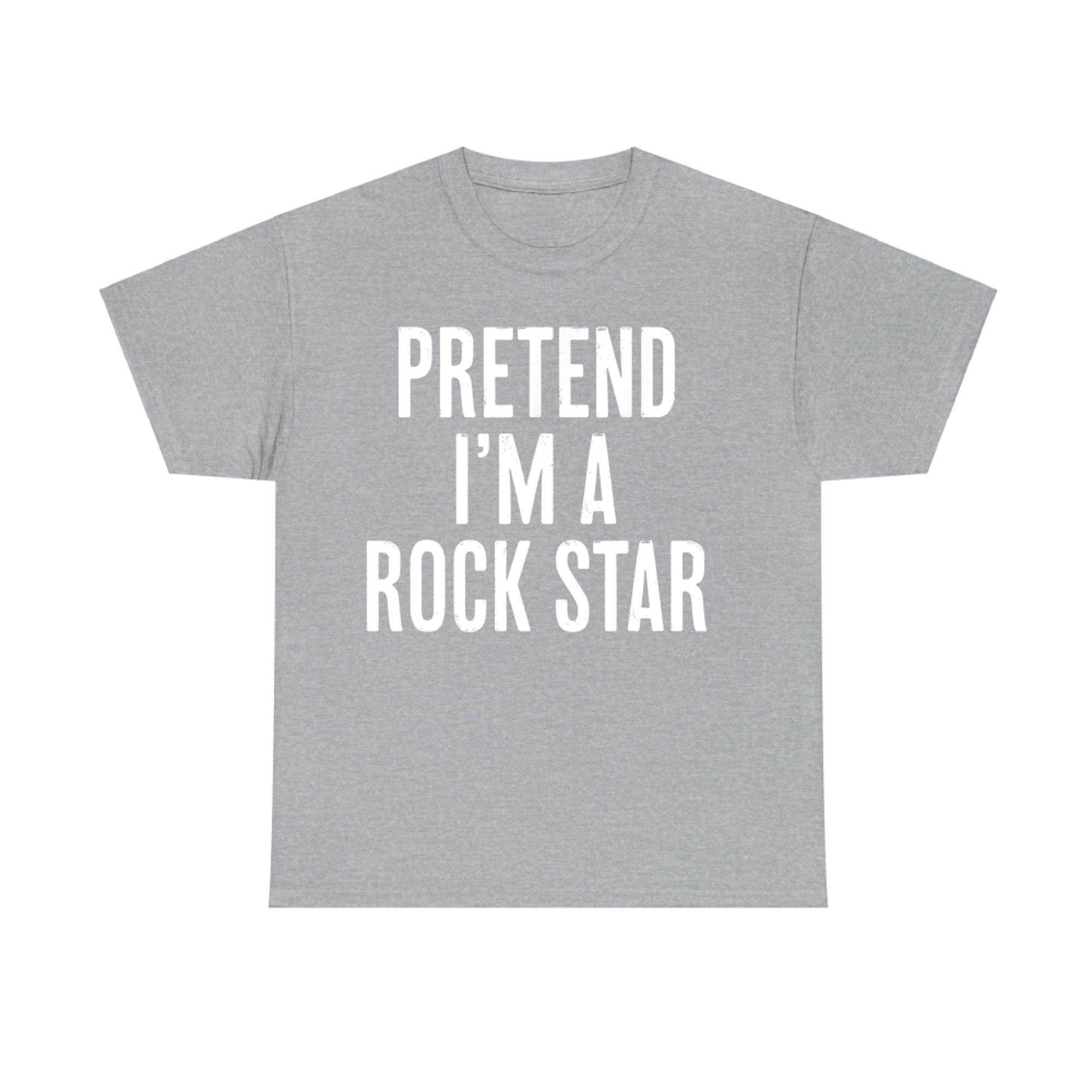 Pretend I'm a Rock Star Funny Halloween Costume T-Shirt