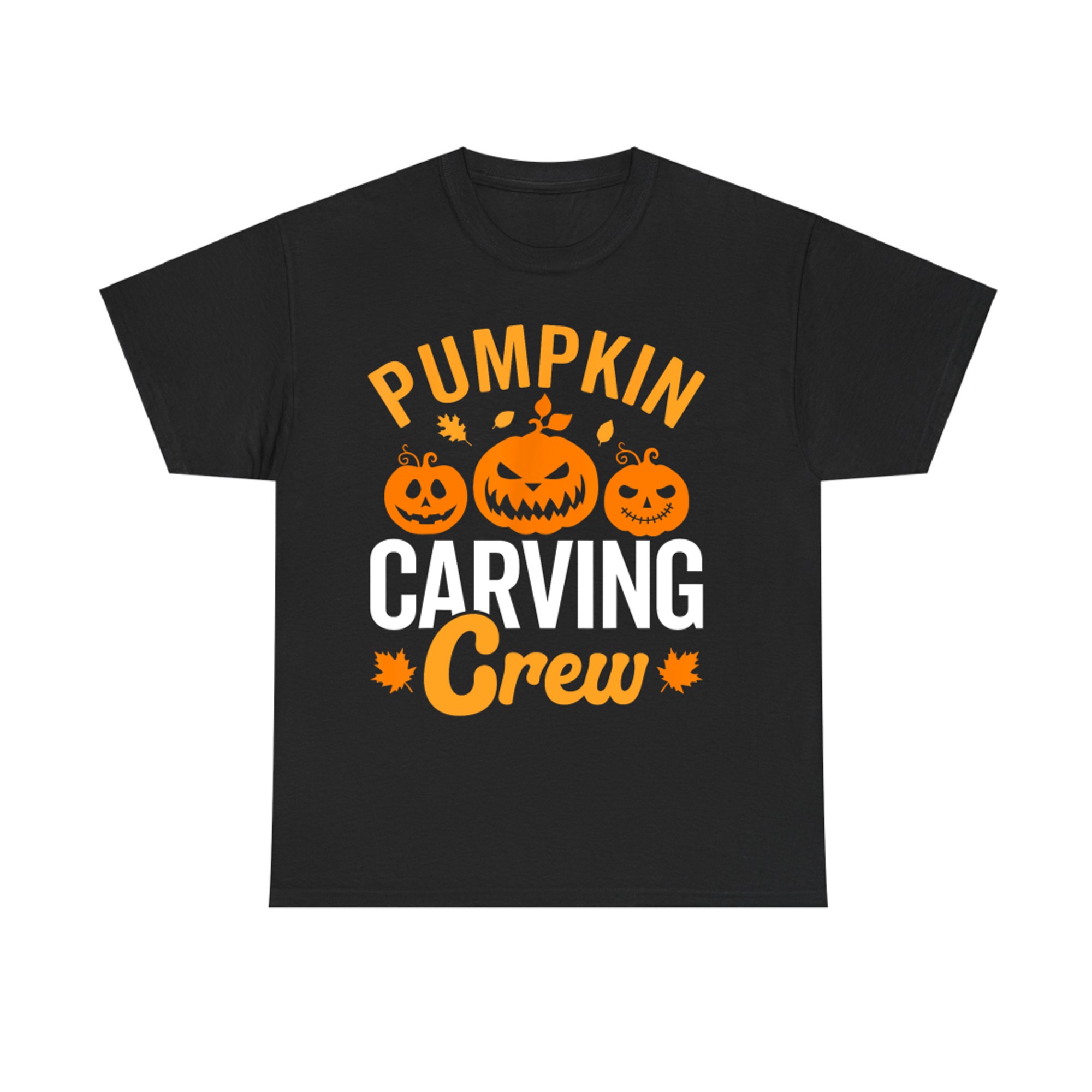 Pumpkin Carving Crew Matching Halloween Funny Jack O Lantern T-Shirt