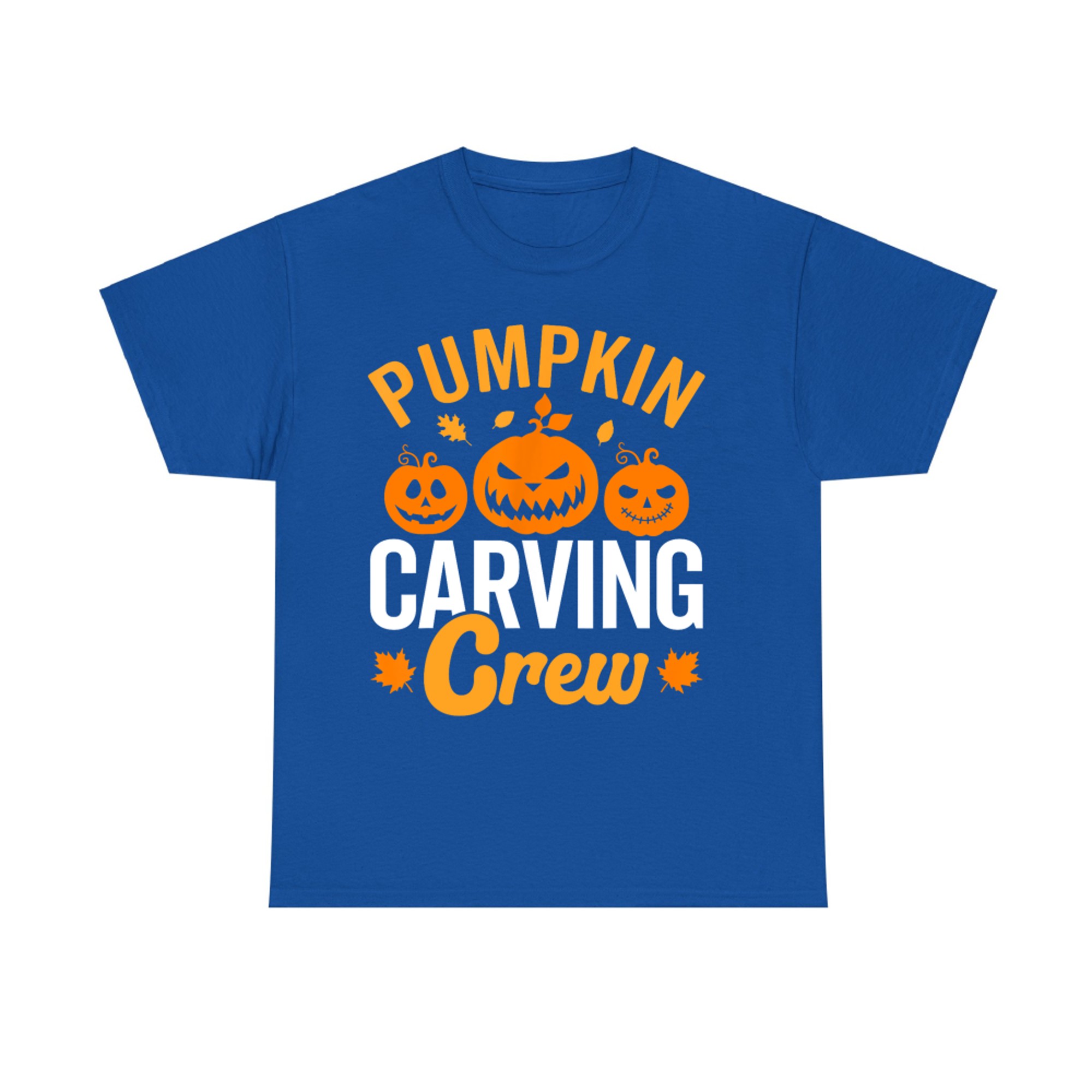 Pumpkin Carving Crew Matching Halloween Funny Jack O Lantern T-Shirt
