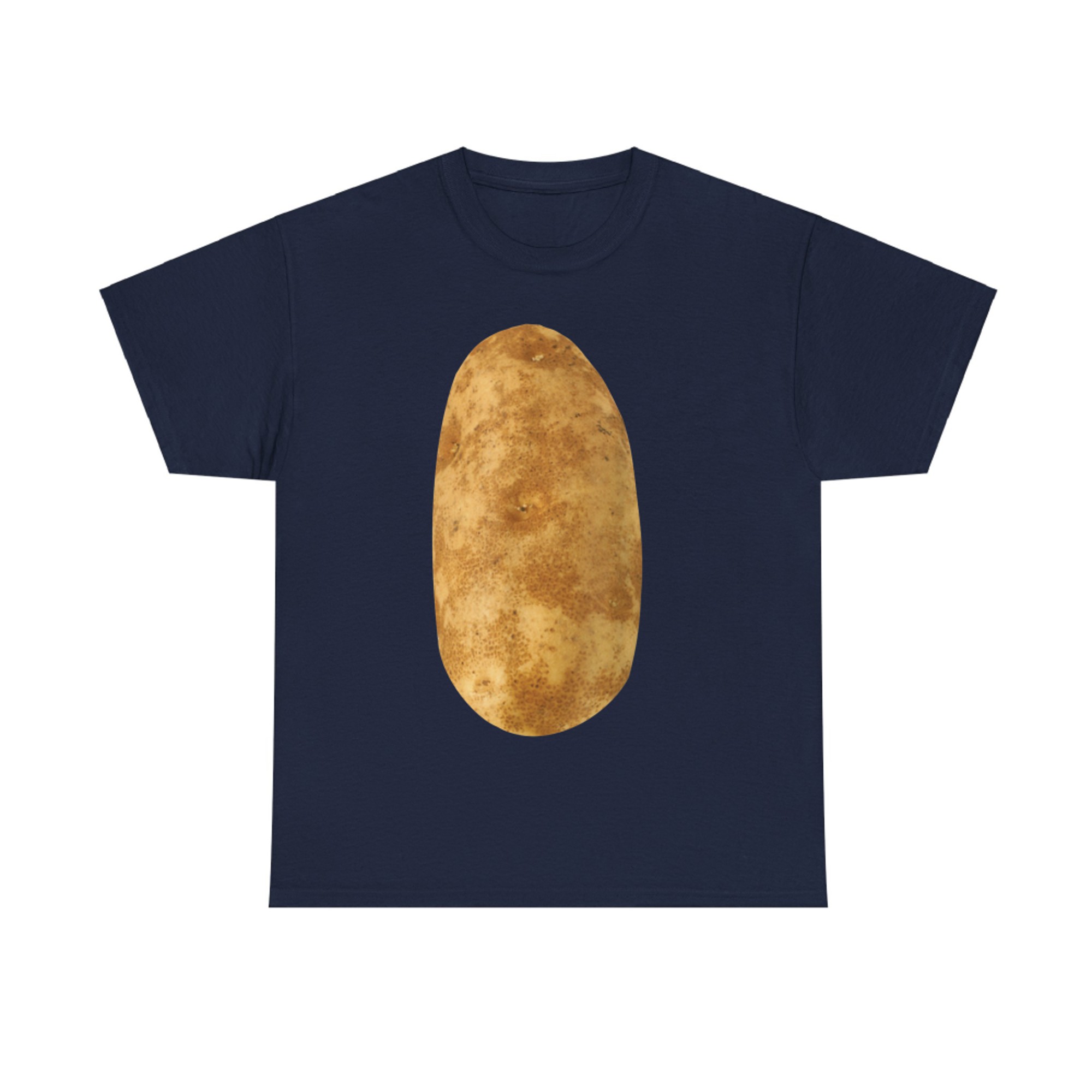Realistic Potato Lover Minimalist Halloween Costume T-Shirt