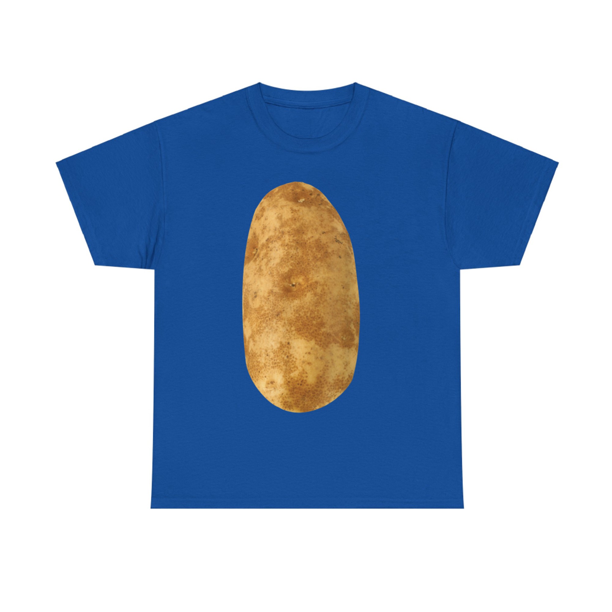 Realistic Potato Lover Minimalist Halloween Costume T-Shirt