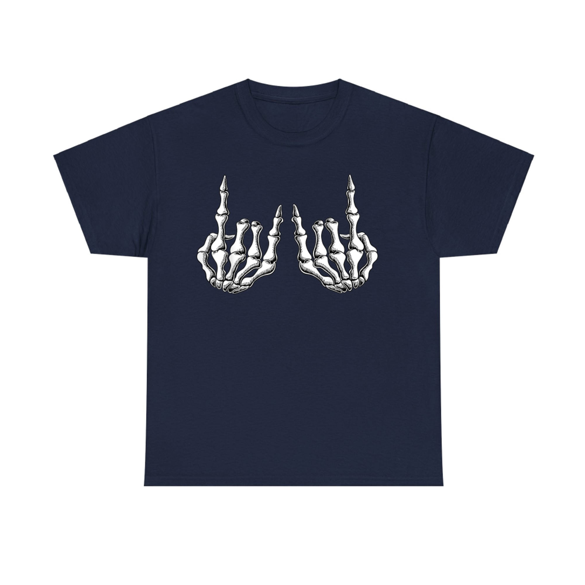 Rock On Band Halloween Skeleton Hand Rock Sign Costume T-Shirt