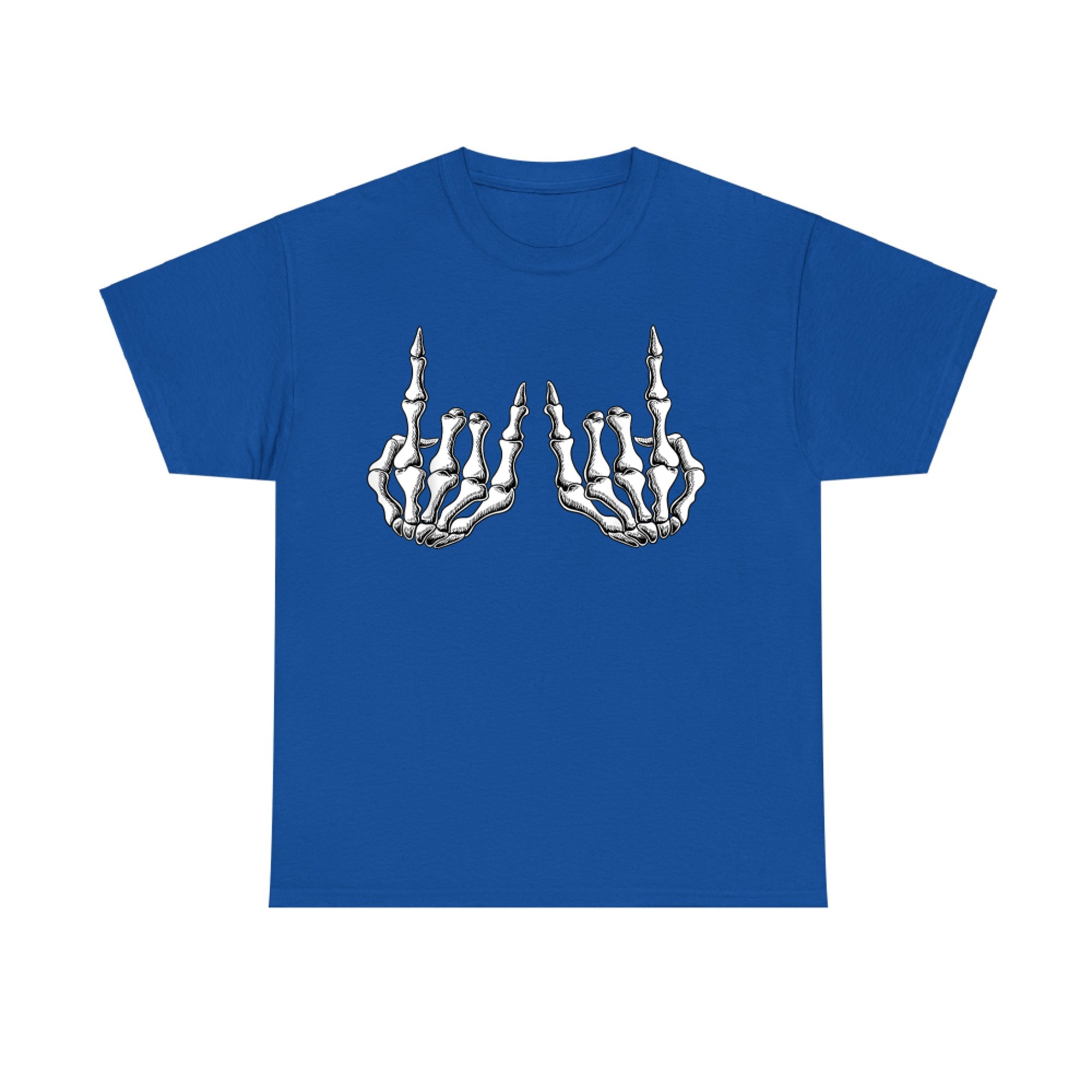 Rock On Band Halloween Skeleton Hand Rock Sign Costume T-Shirt