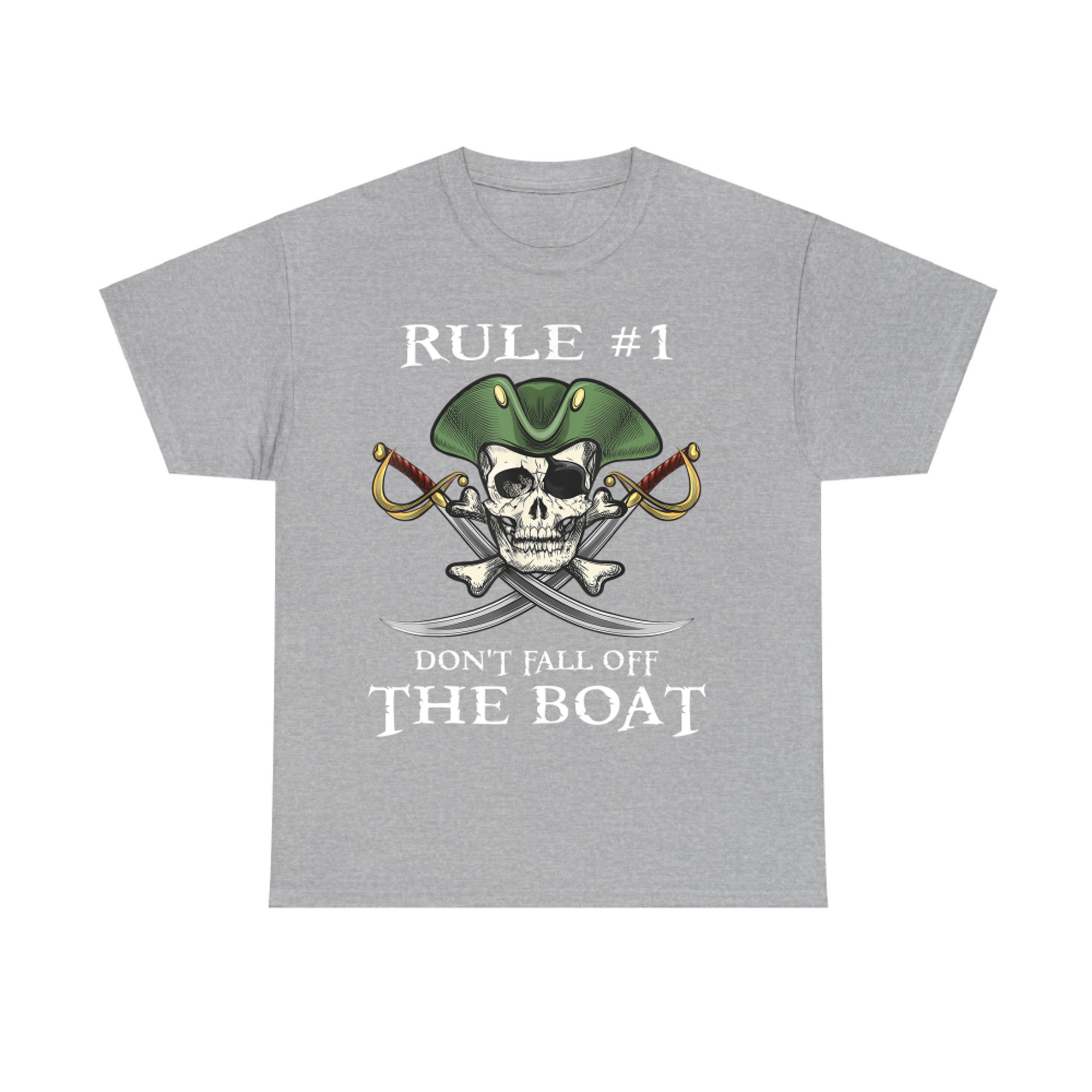 Rule #Don't Fall Off The Boat Cruise Pirate Party T-Shirt