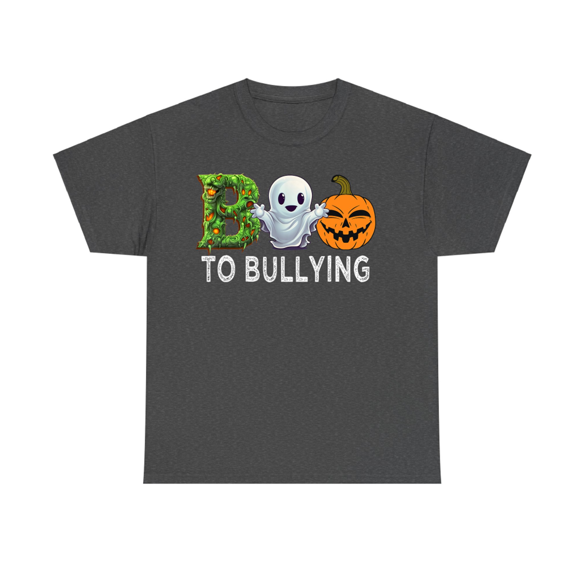 Boo To Bullying Cute Ghost Halloween Unity Day T-Shirt