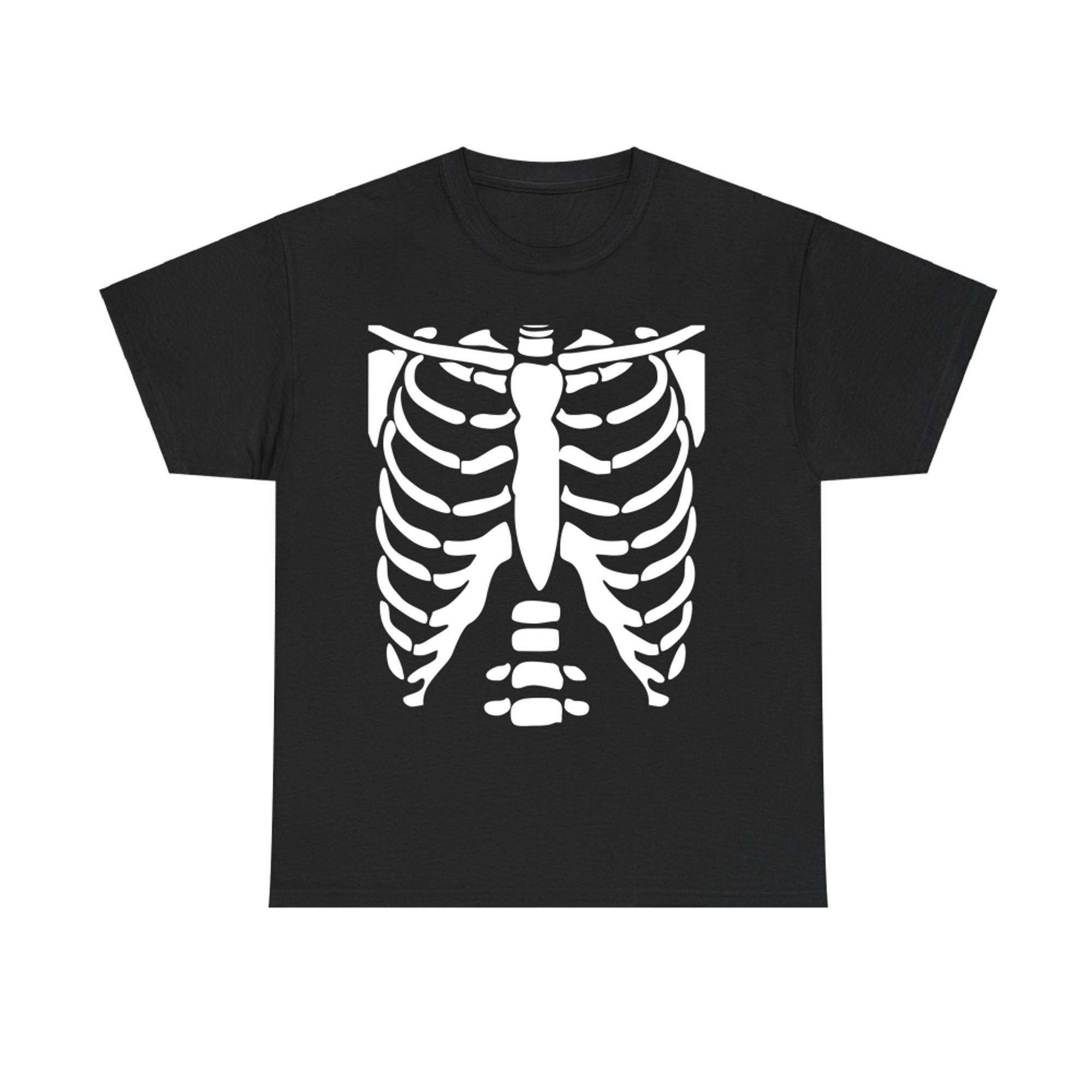 Rib Cage Skeleton X-Ray Anatomy Halloween Costume T-Shirt