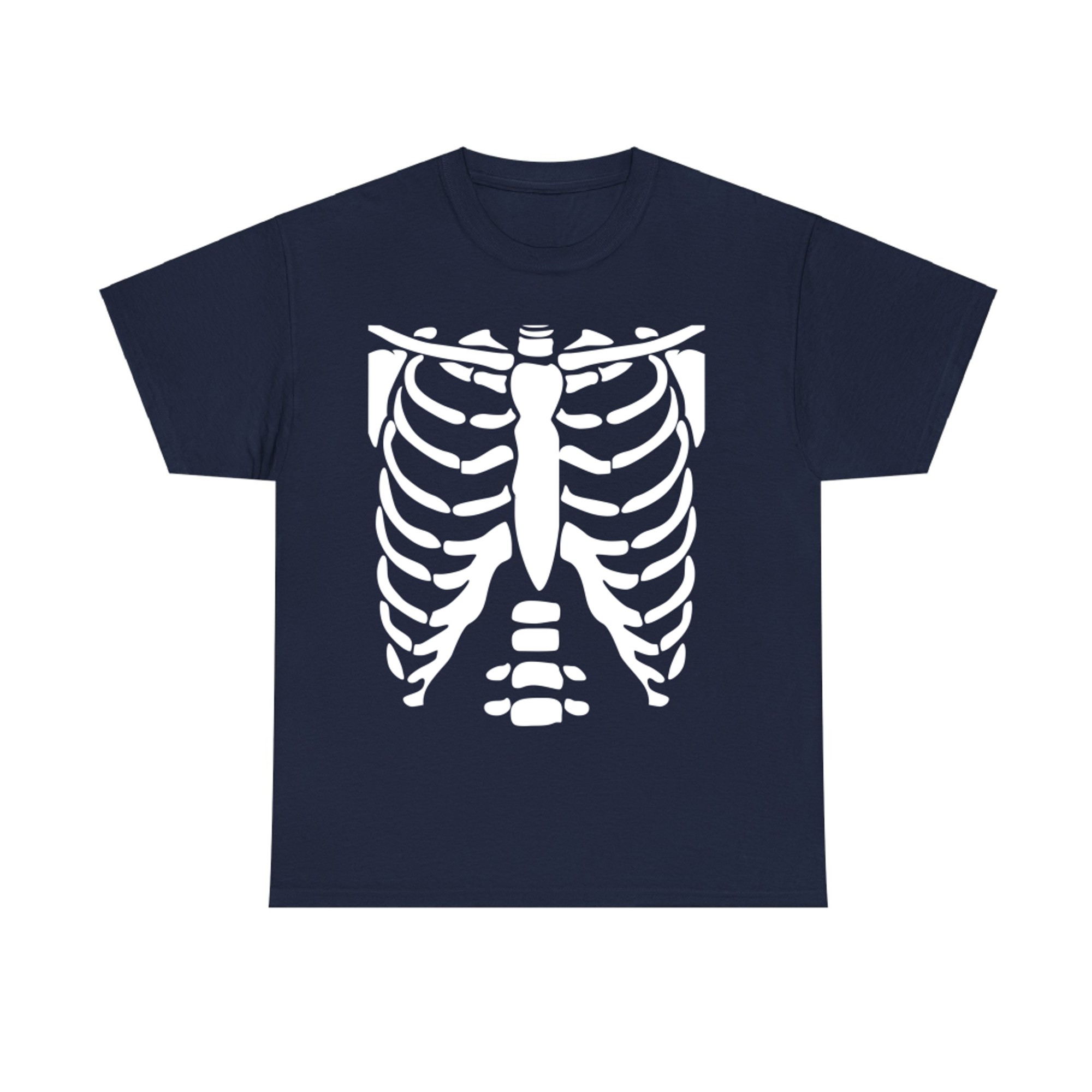 Rib Cage Skeleton X-Ray Anatomy Halloween Costume T-Shirt