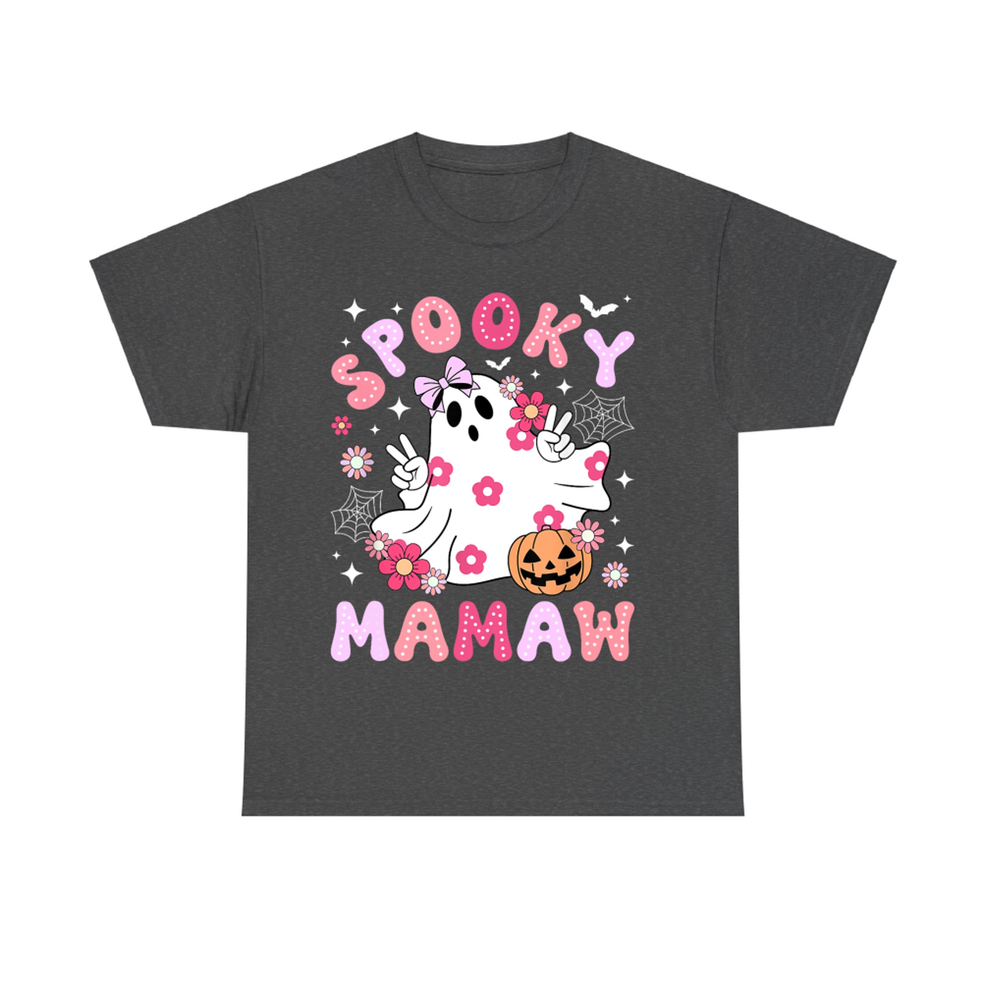 Spooky Mamaw Cute Ghost Halloween Grandma T-Shirt