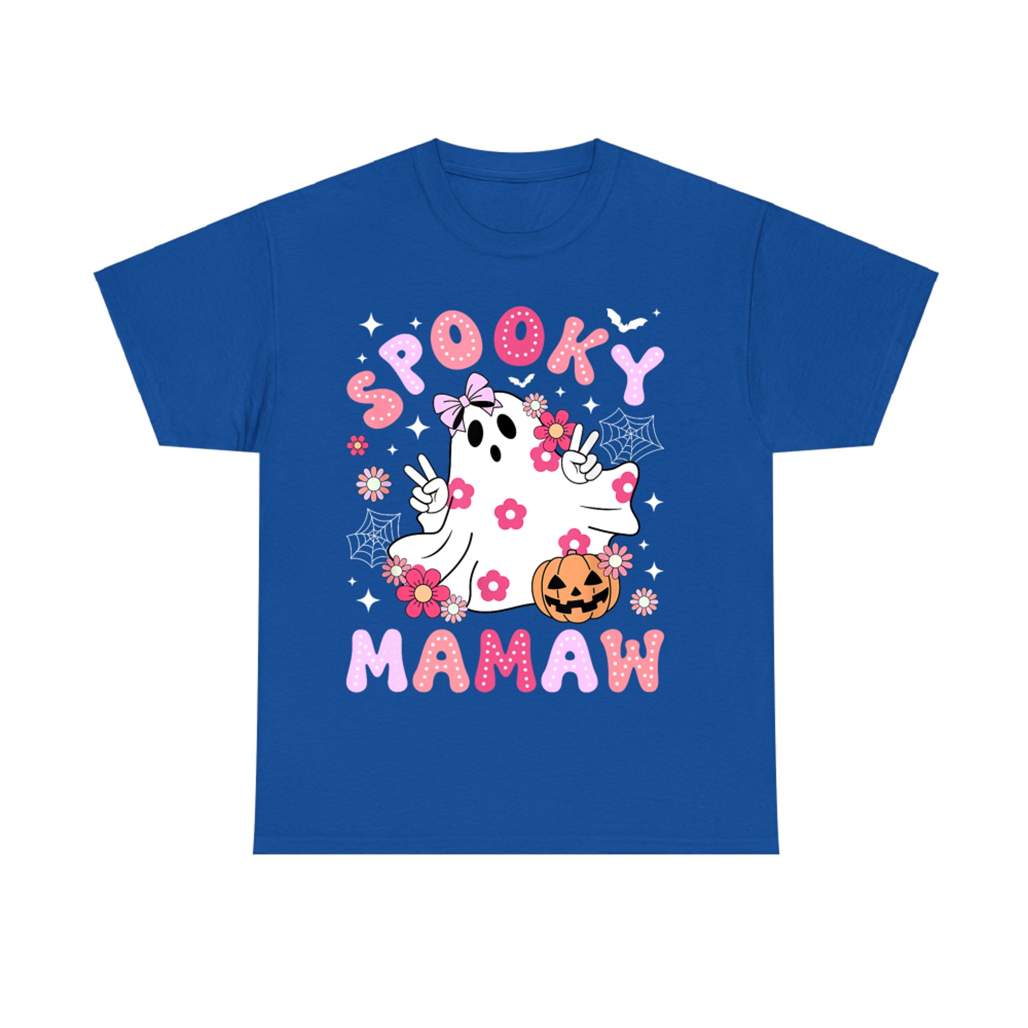 Spooky Mamaw Cute Ghost Halloween Grandma T-Shirt