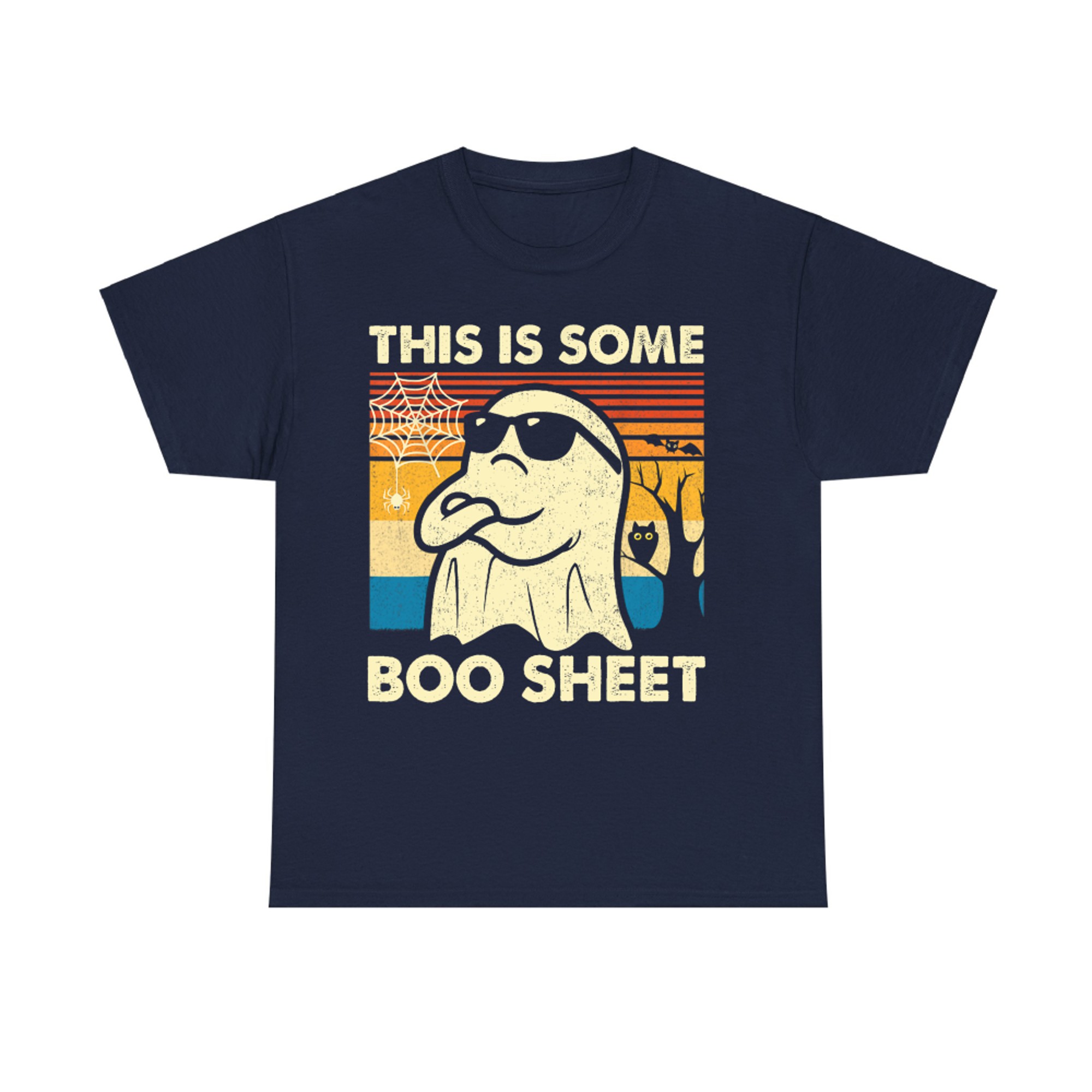 This is Some Boo Sheet Retro Funny Halloween Ghost Costume T-Shirt