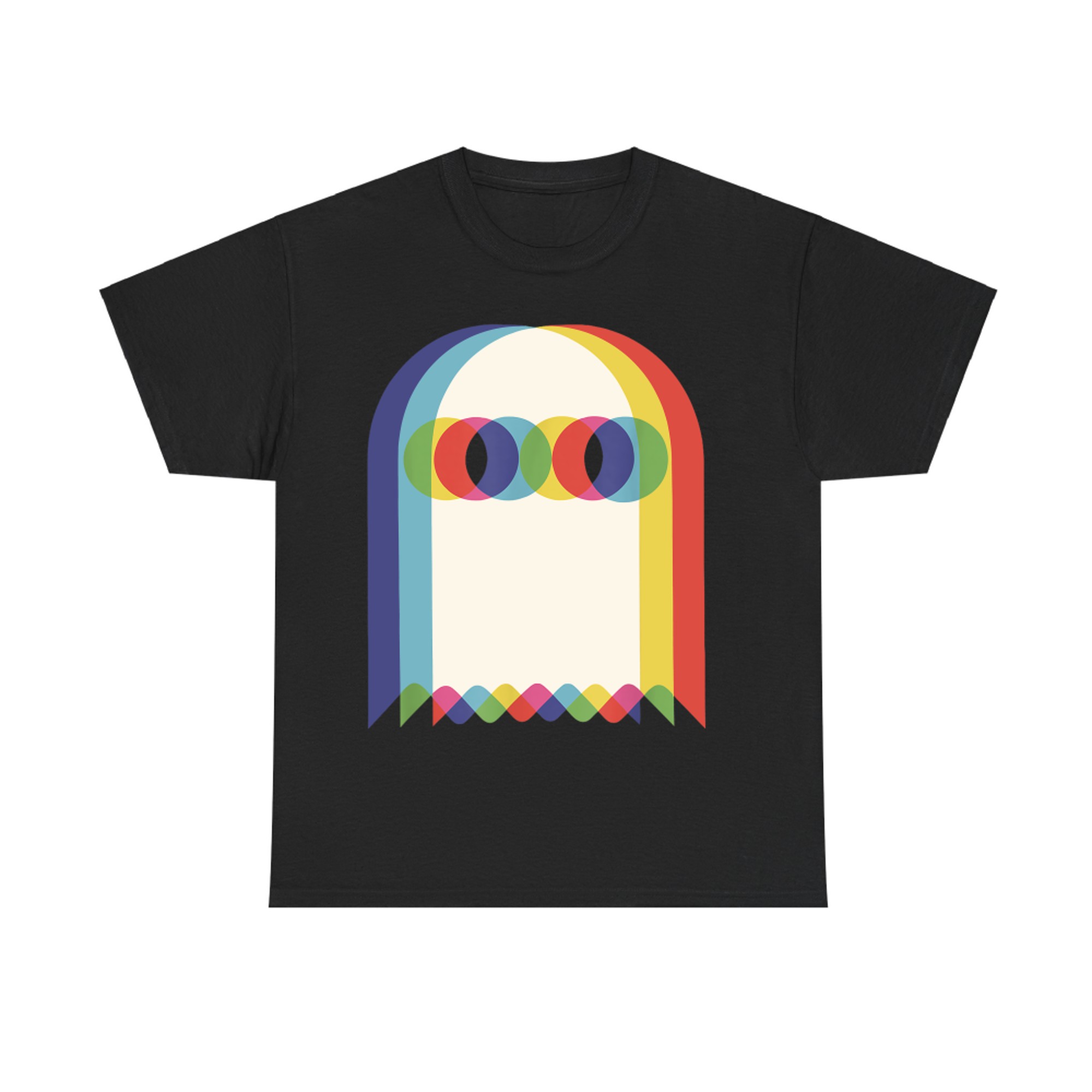 Vaporwave Psychedelic Ghost Retro Halloween Techno EDM T-Shirt
