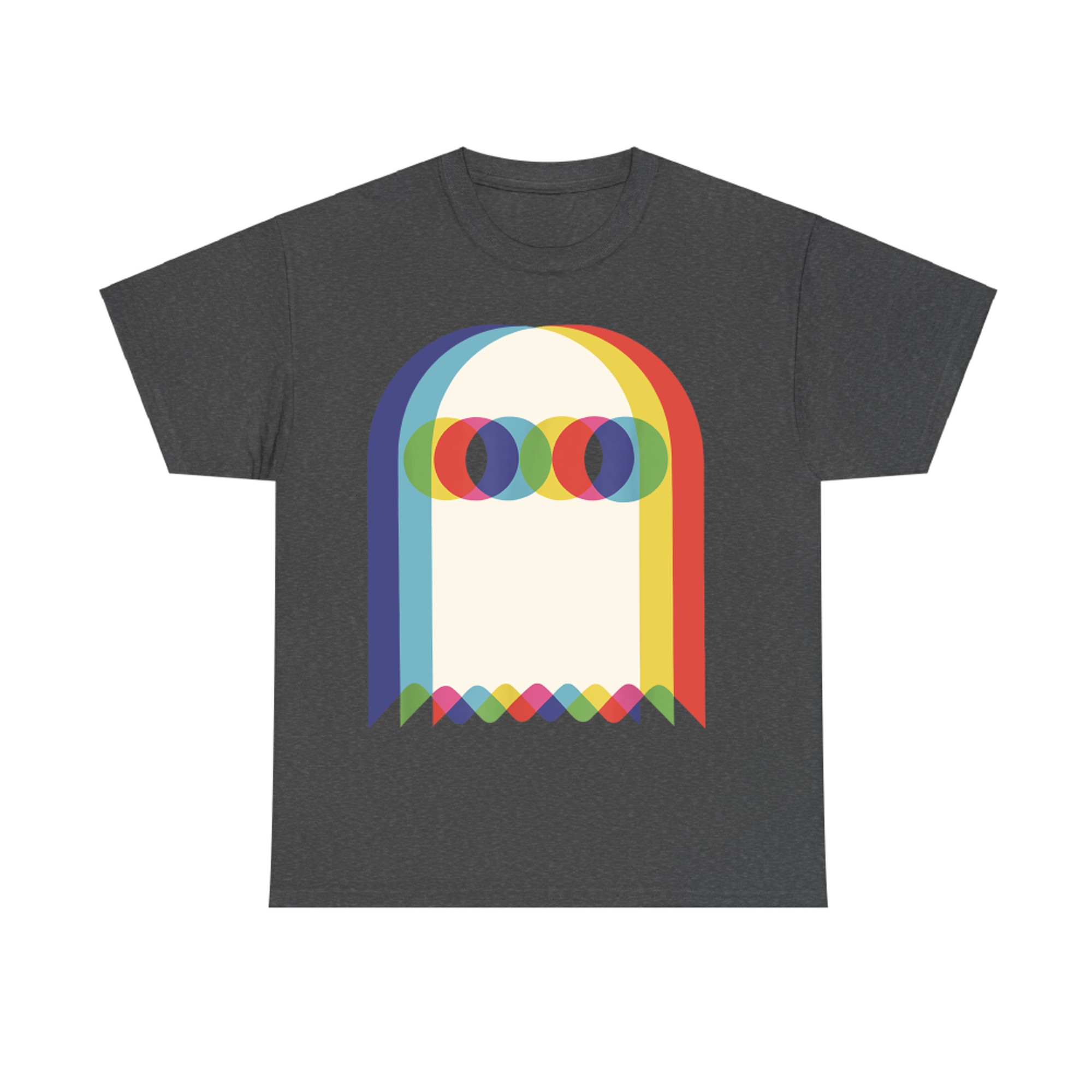 Vaporwave Psychedelic Ghost Retro Halloween Techno EDM T-Shirt