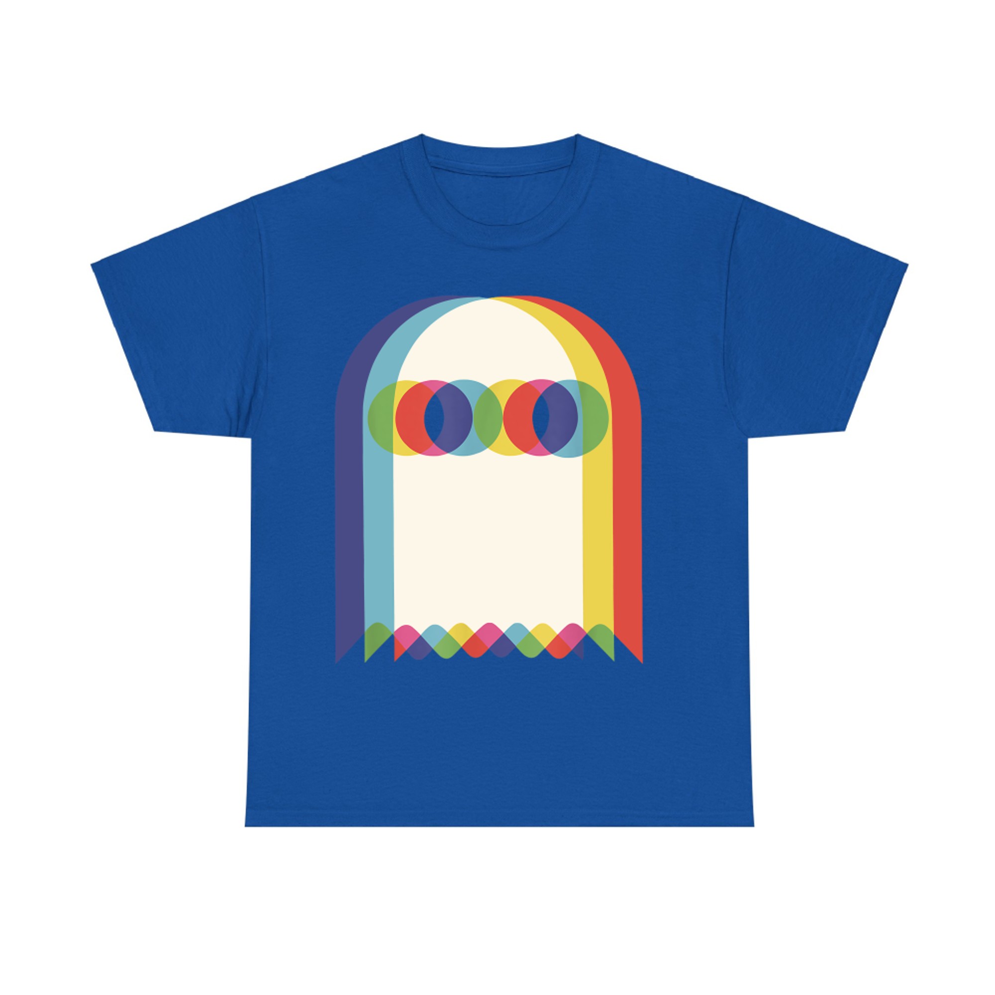 Vaporwave Psychedelic Ghost Retro Halloween Techno EDM T-Shirt