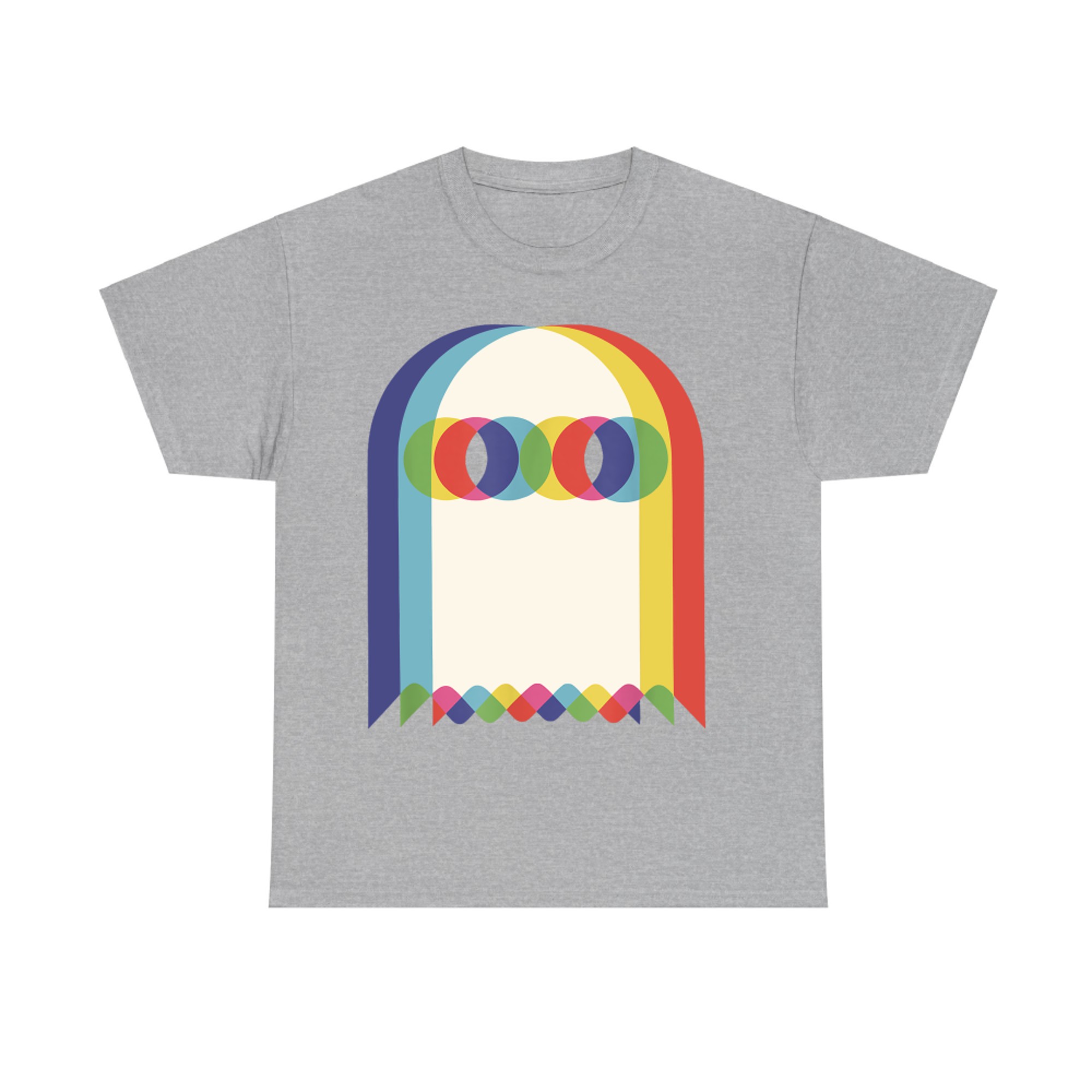 Vaporwave Psychedelic Ghost Retro Halloween Techno EDM T-Shirt