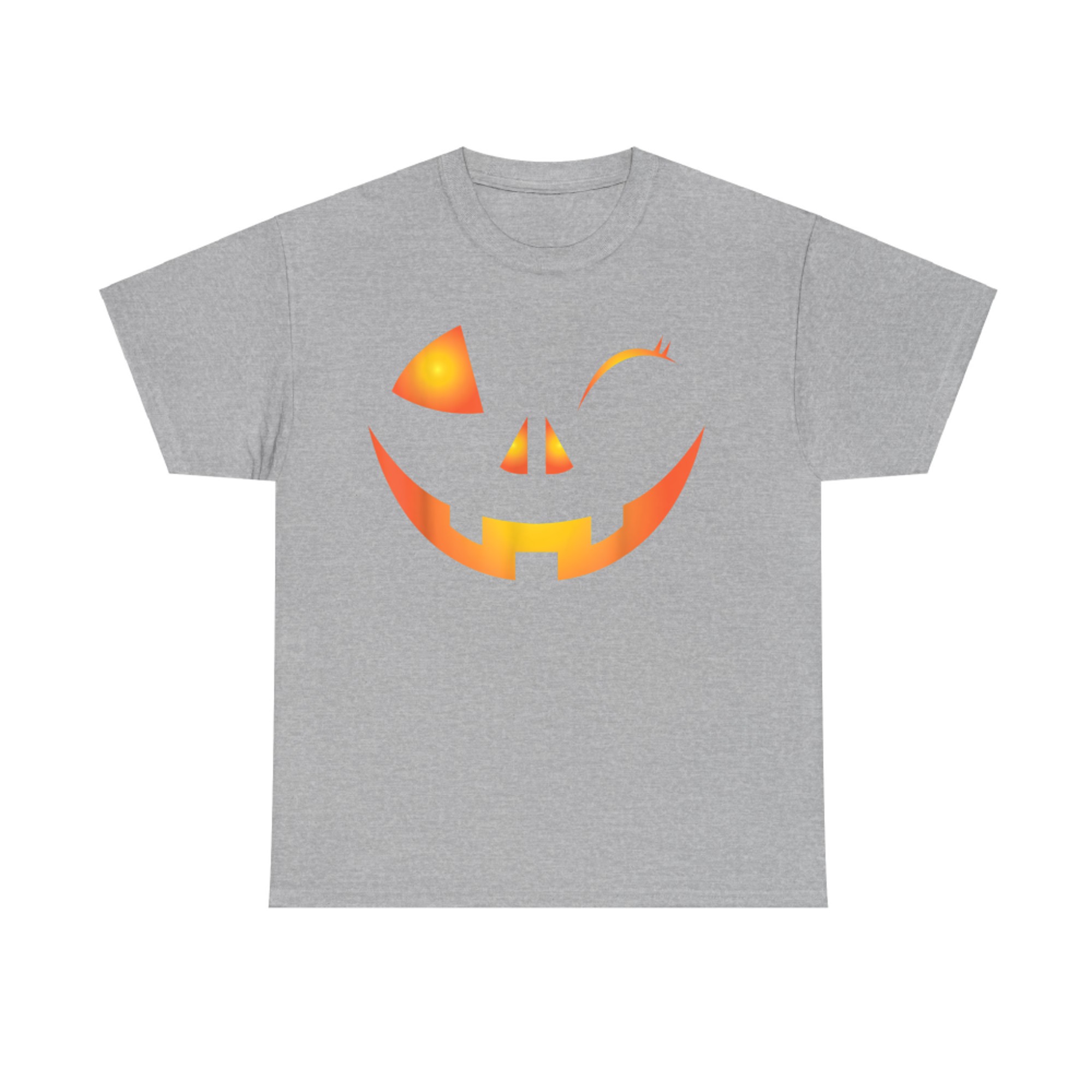 Winking Jack-O’-Lantern Funny Pumpkin Face T-Shirt