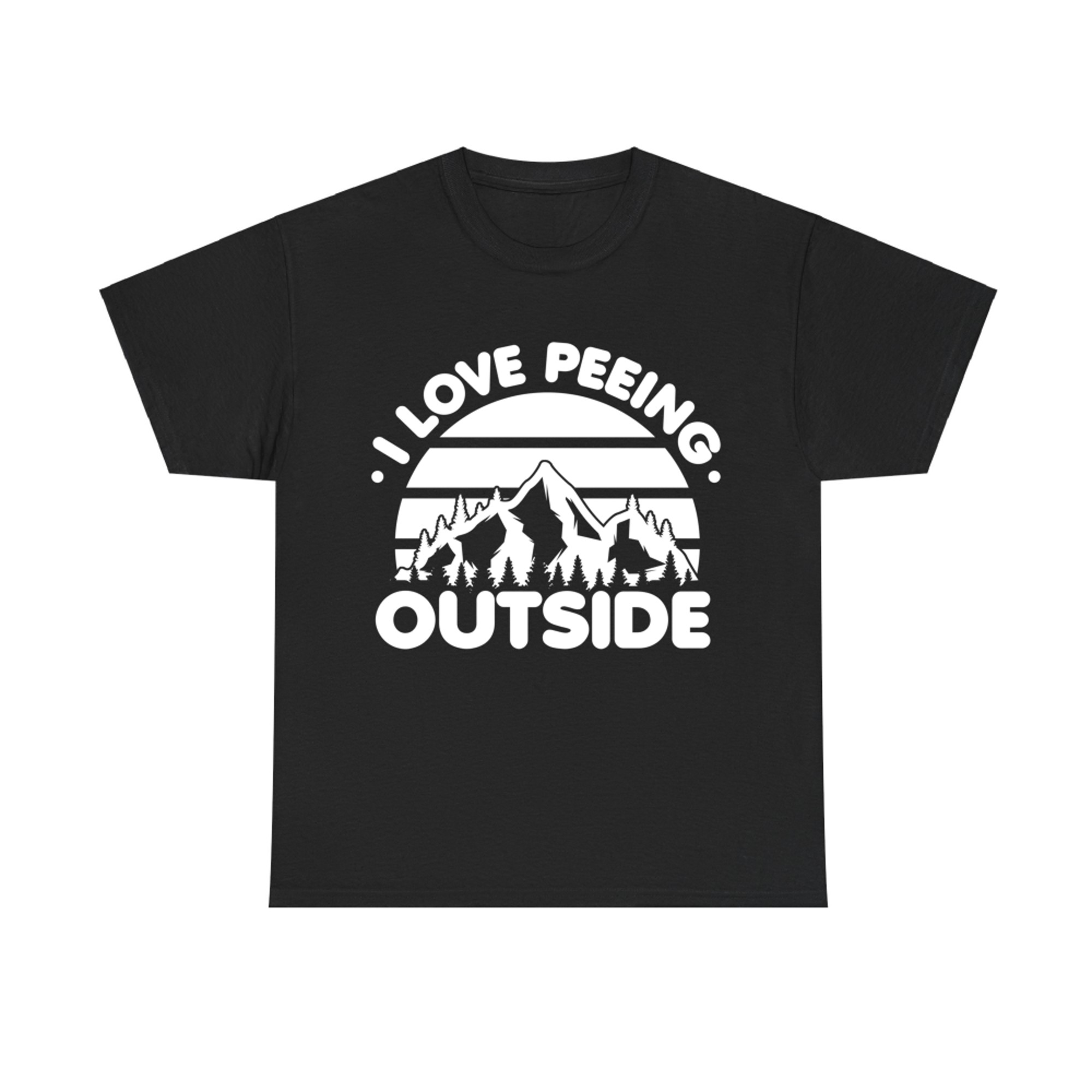 Hiker I Love Peeing Outside Climbing Mountain Alps Hiking