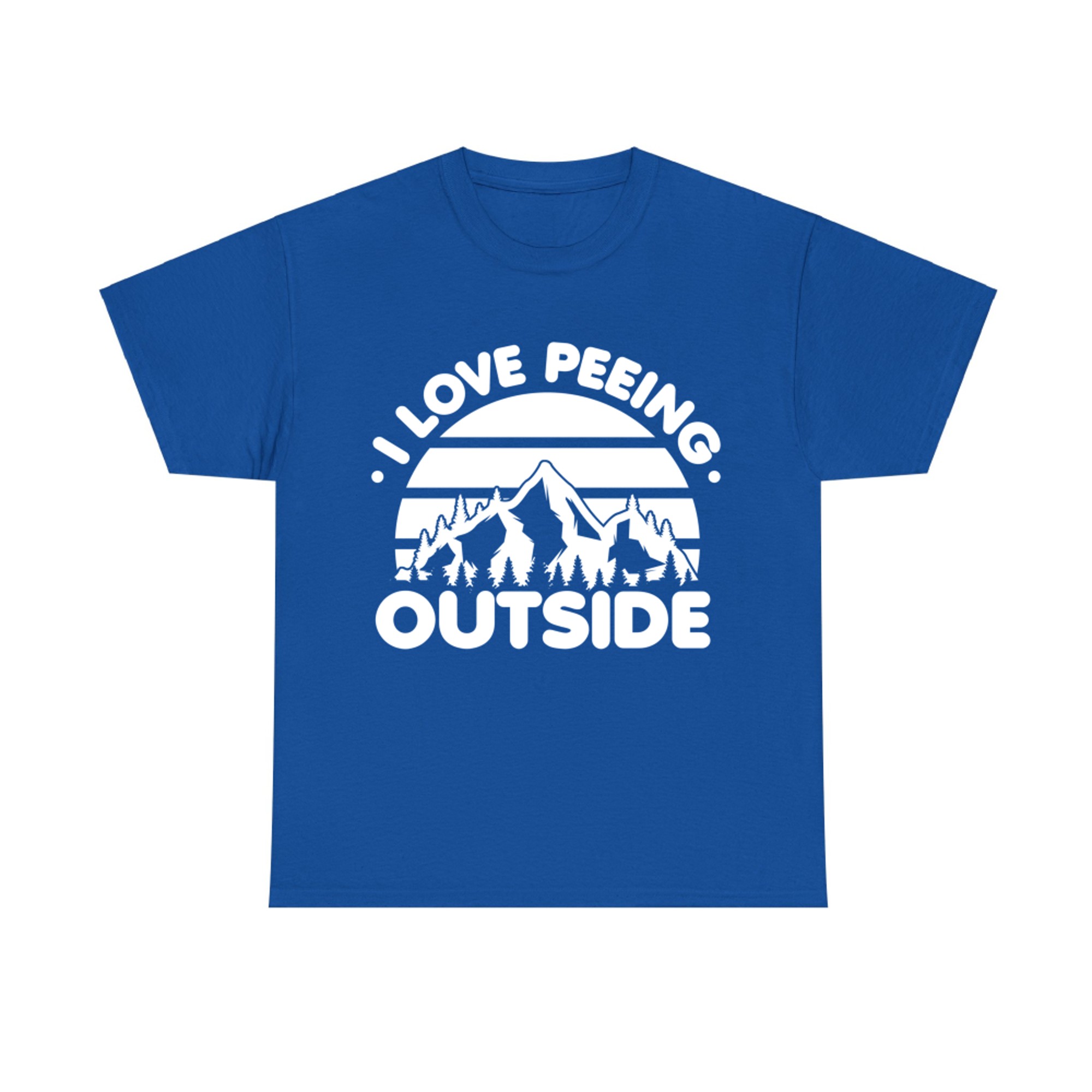 Hiker I Love Peeing Outside Climbing Mountain Alps Hiking