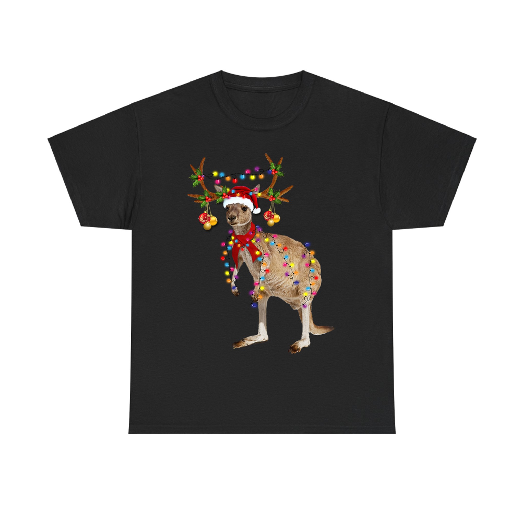 Merry Christmas Kangaroo Shirt Funny Xmas Australian