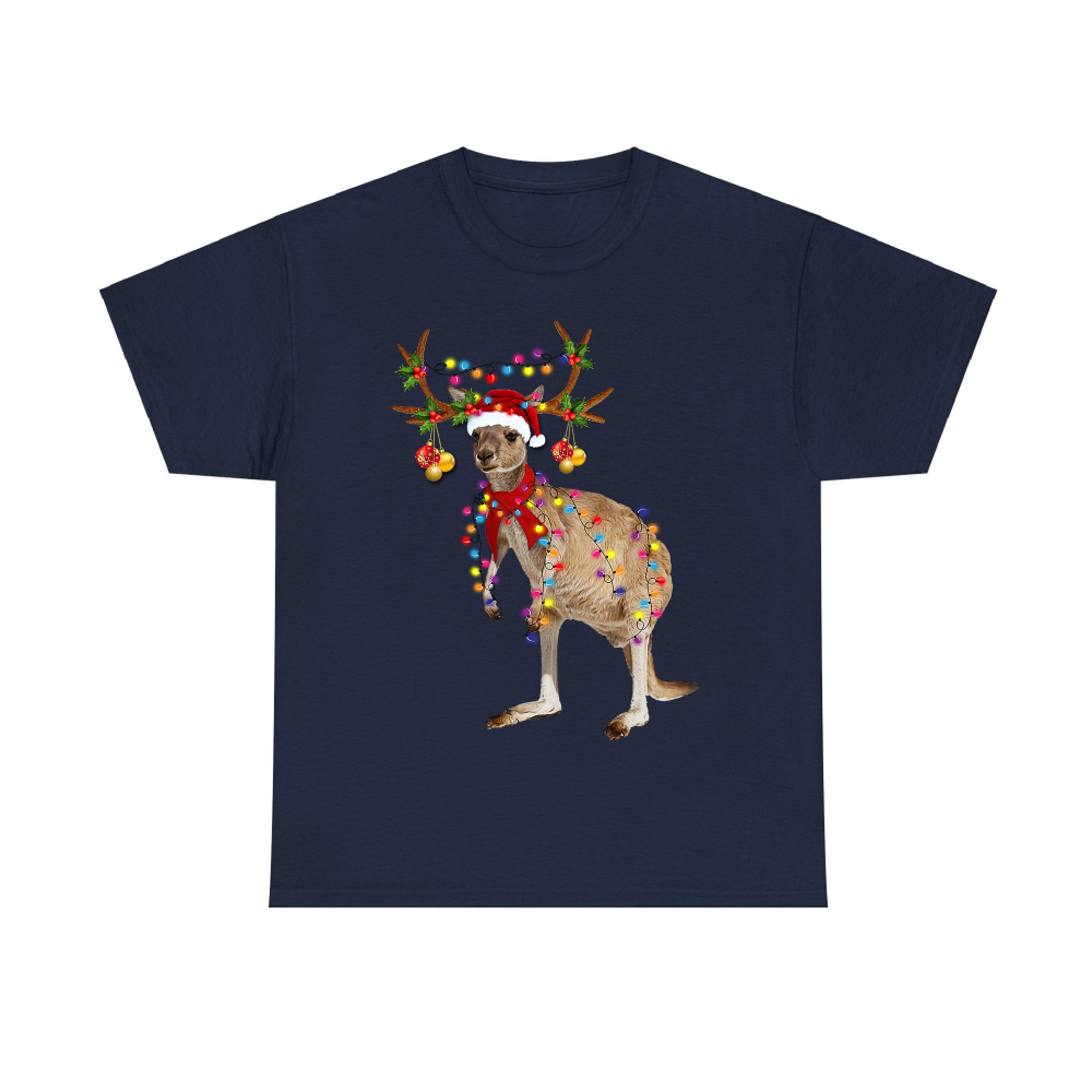 Merry Christmas Kangaroo Shirt Funny Xmas Australian