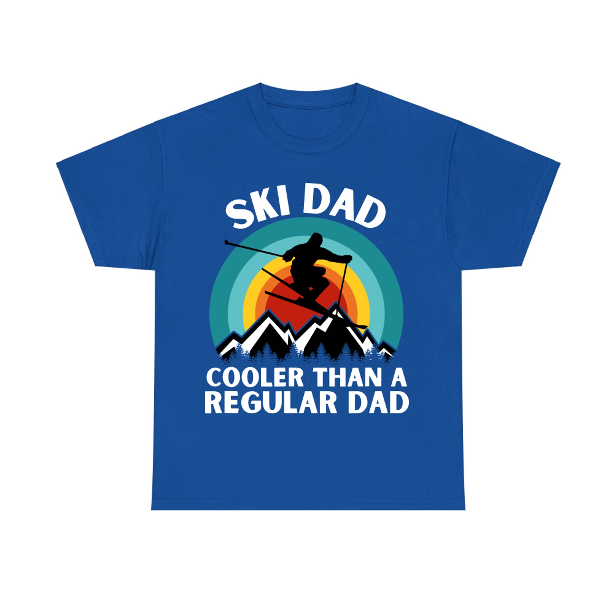 ski dad, Cooler Than a Regular dad Retro Mountain Winter ski